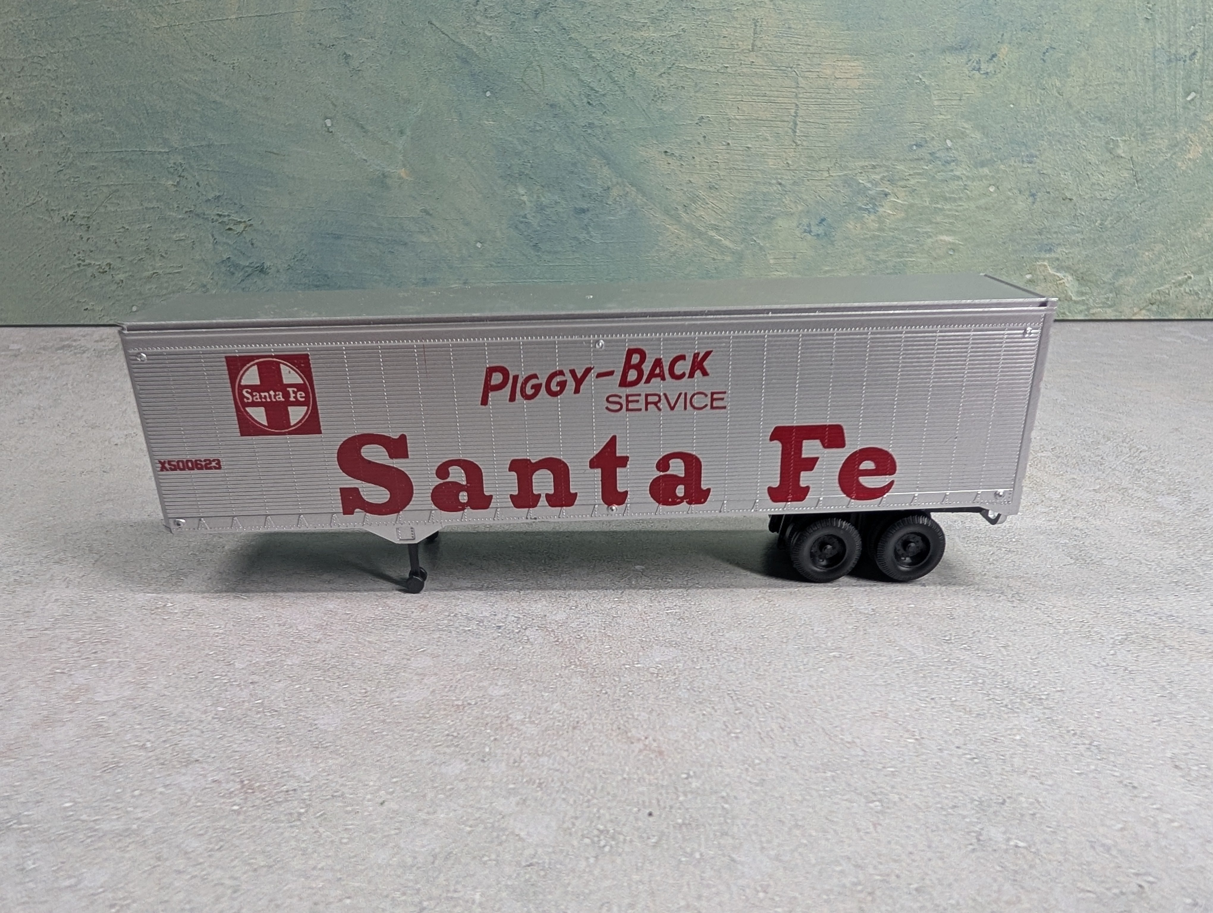 USED Athearn HO Scale 40' Trailer Santa Fe #X500623