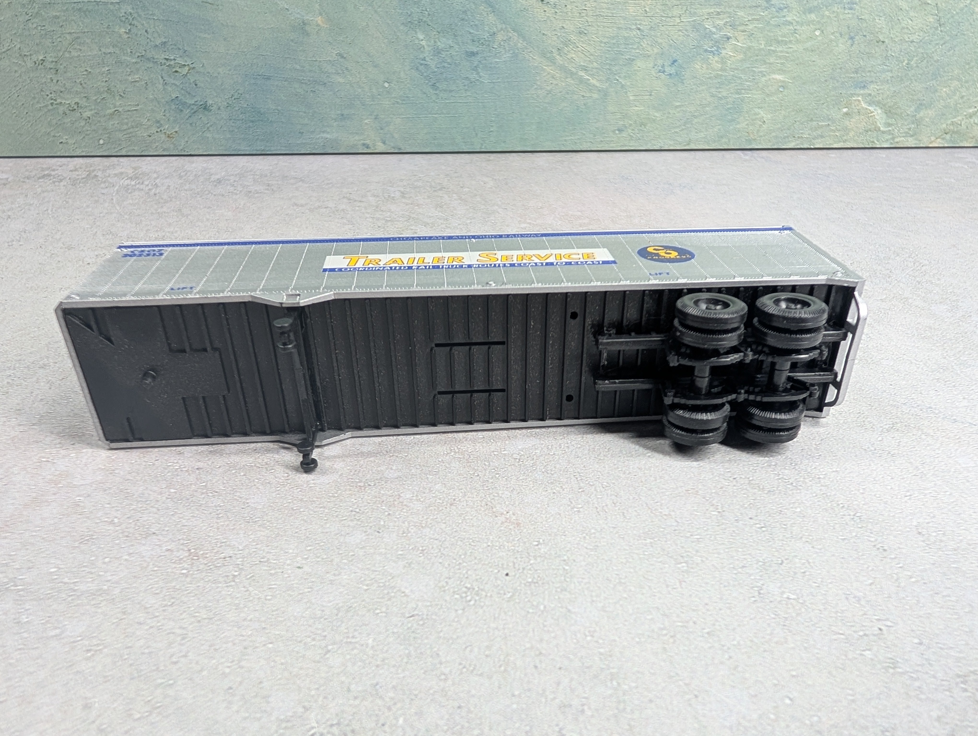USED Athearn HO Scale 40' Trailer Chesapeake and Ohio C&OZ #202313