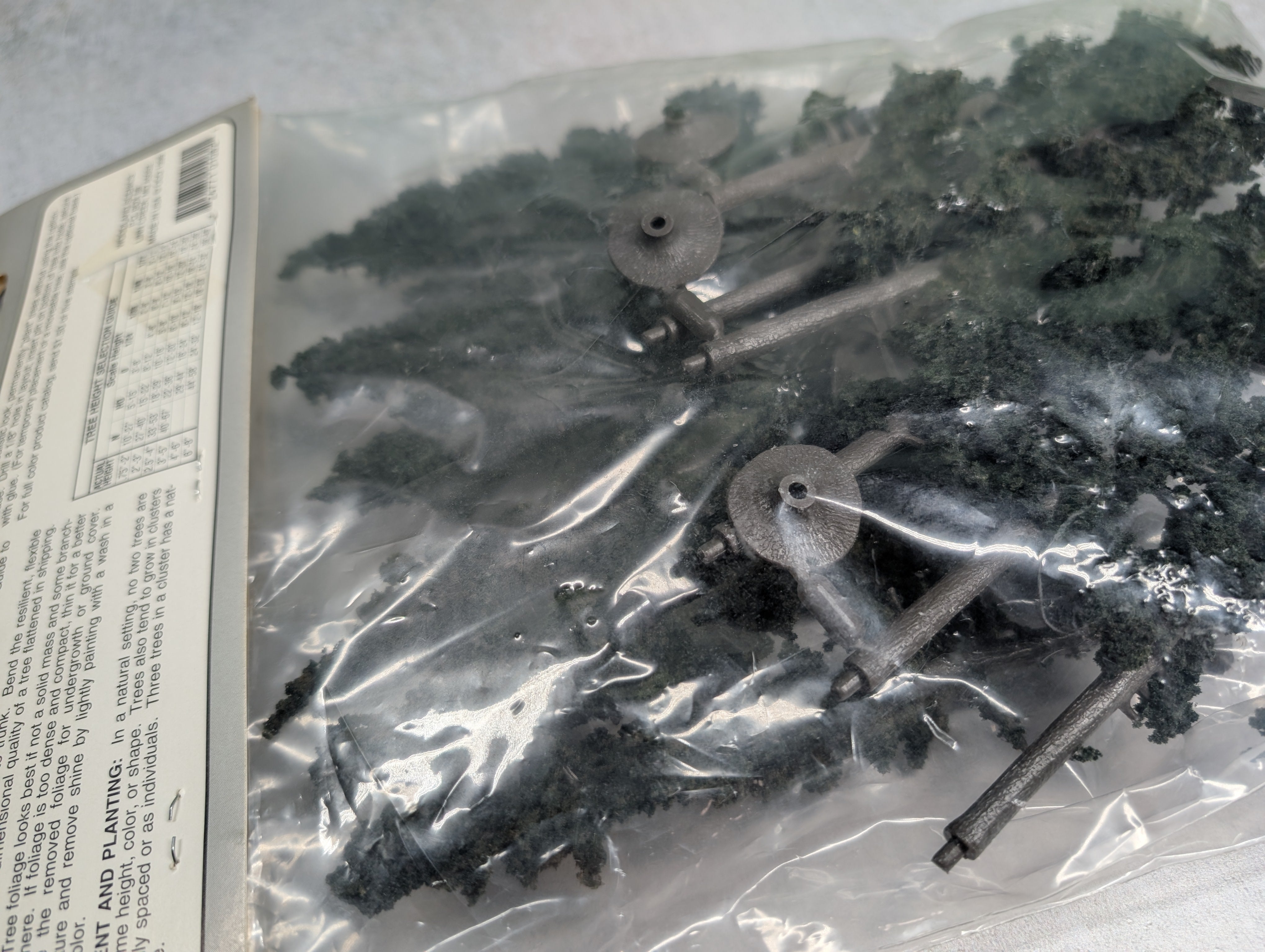 Woodland Scenics TR1082 MULTI Scale Pine Trees, Conifer Colors, Value Pack (12 pcs)