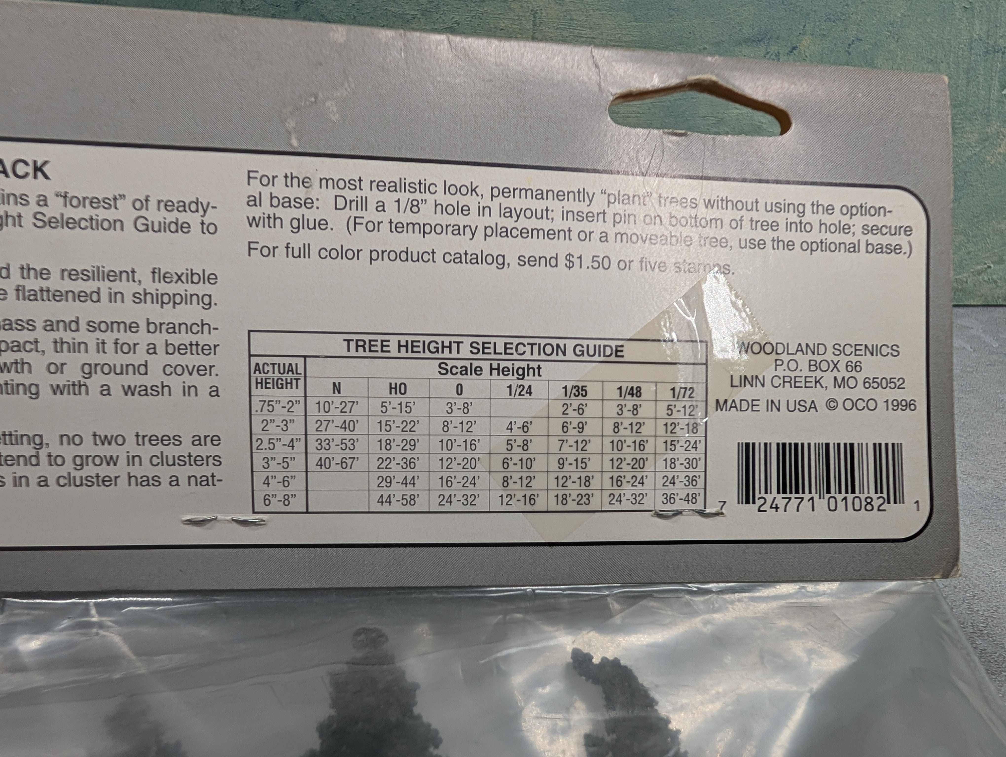 Woodland Scenics TR1082 MULTI Scale Pine Trees, Conifer Colors, Value Pack (12 pcs)