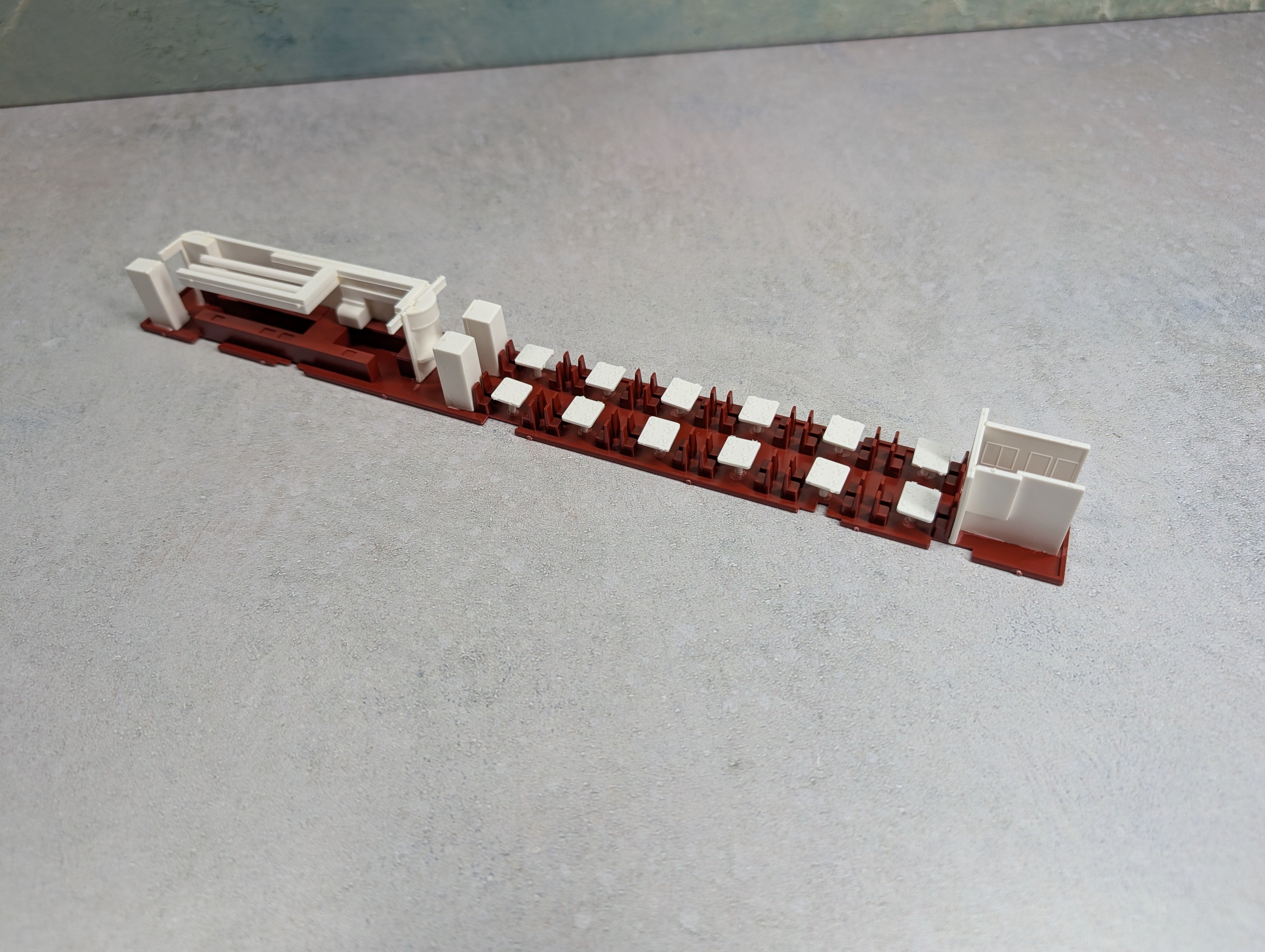 USED HO Scale Diner Passenger Car Interior