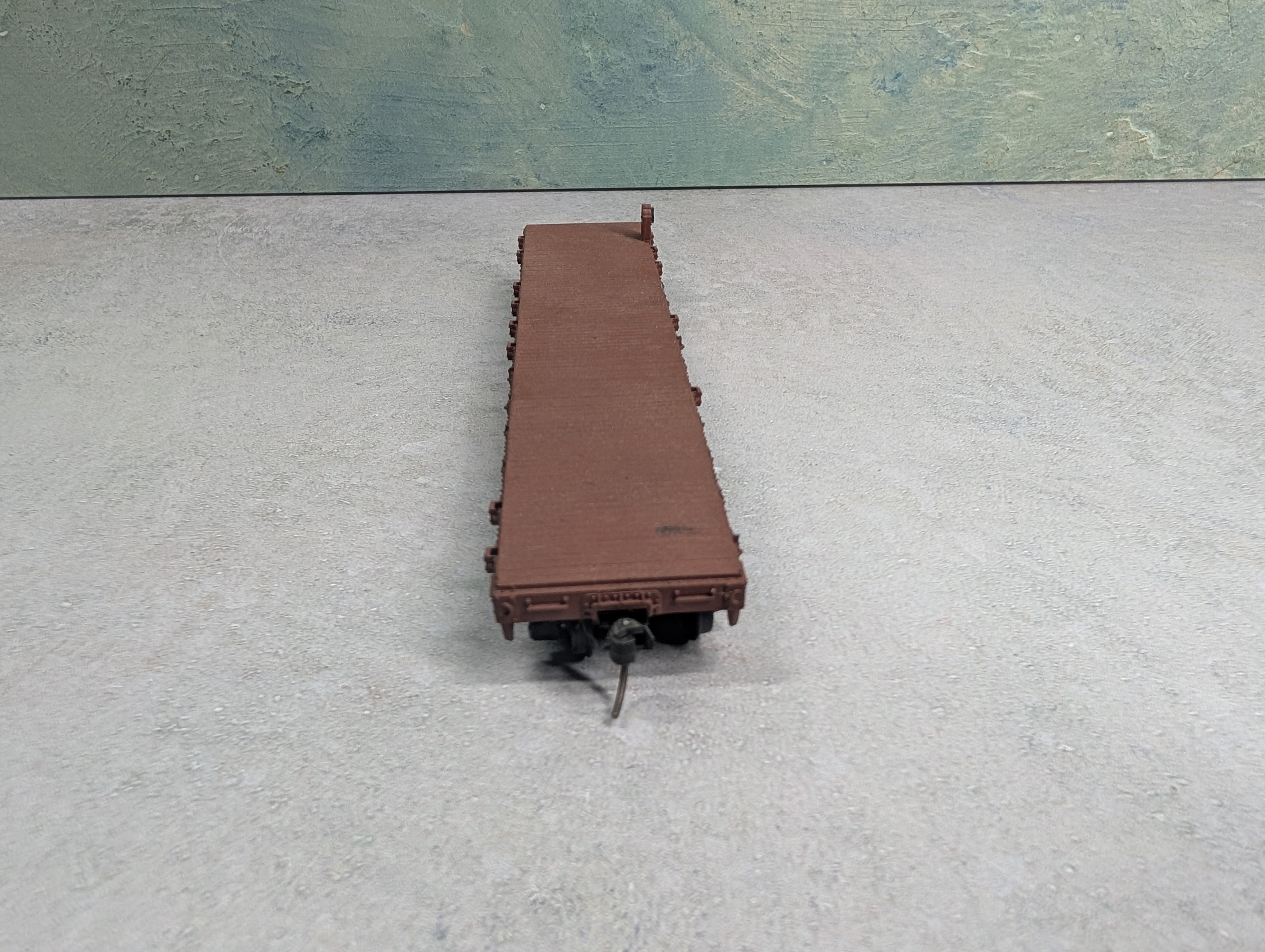 USED Athearn HO Scale 50' Flat Car Santa Fe ATSF #93302