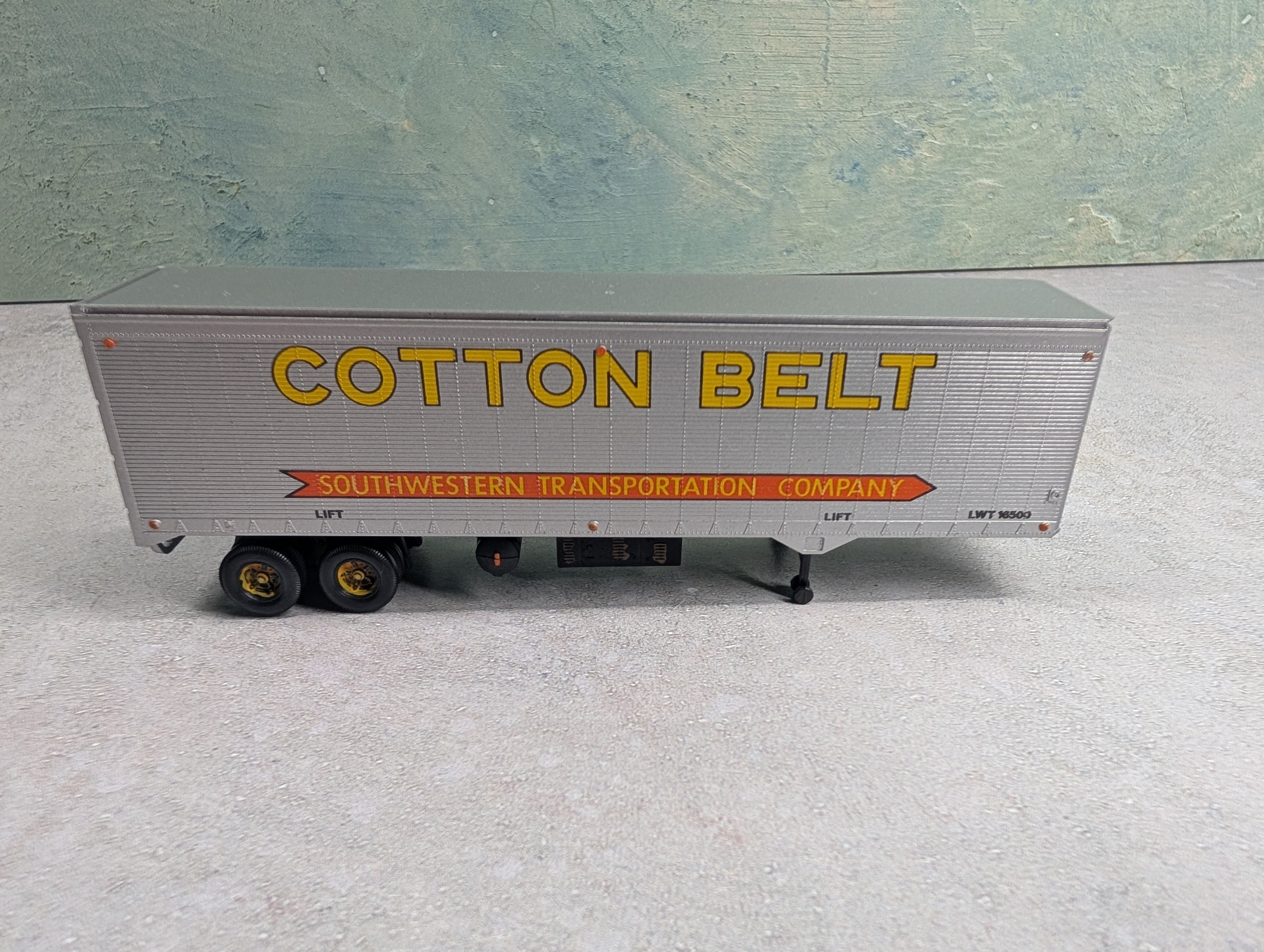 USED Athearn HO Scale 40' Trailer Cotton Belt STCZ #2008