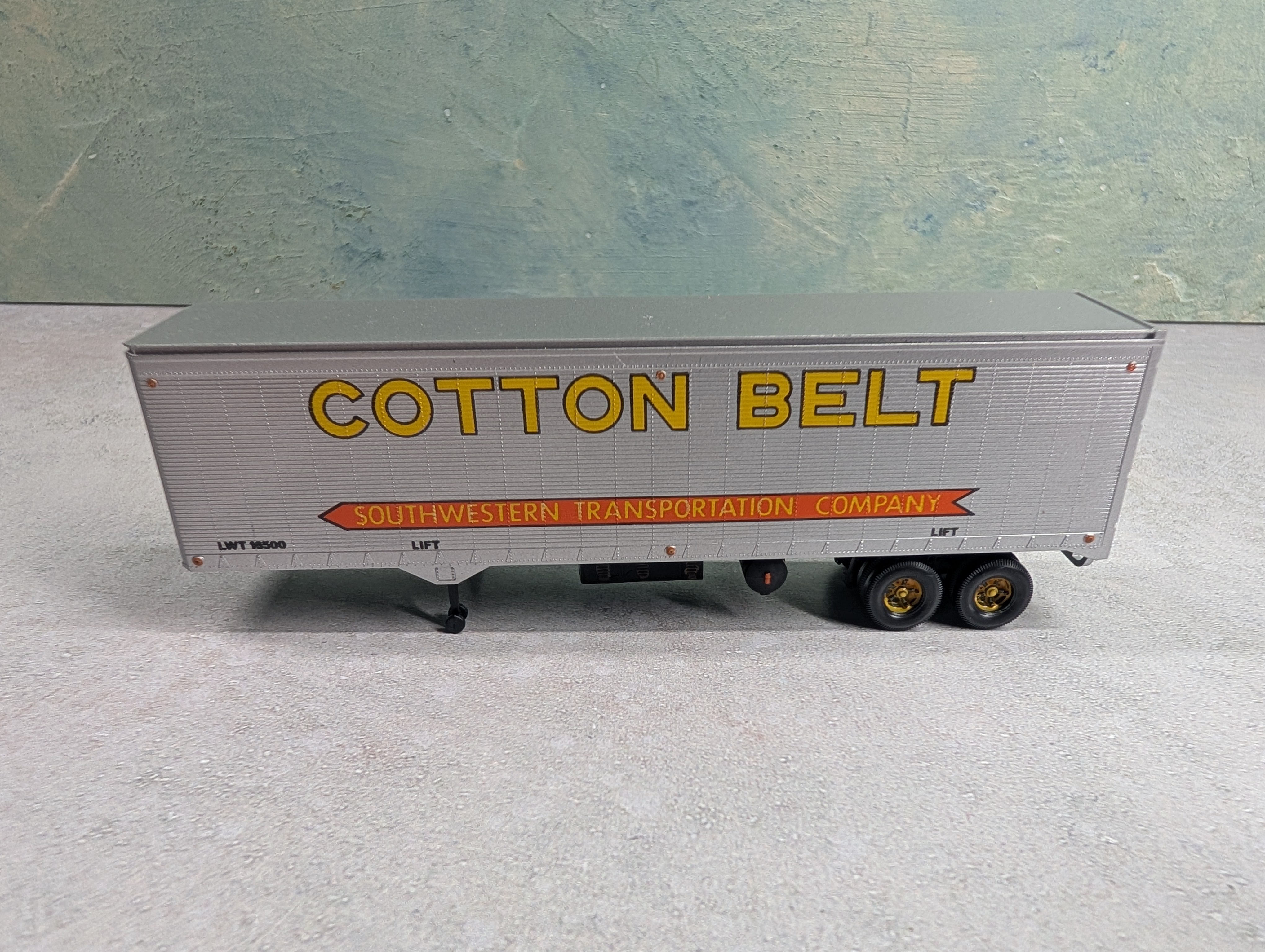 USED Athearn HO Scale 40' Trailer Cotton Belt STCZ #2008