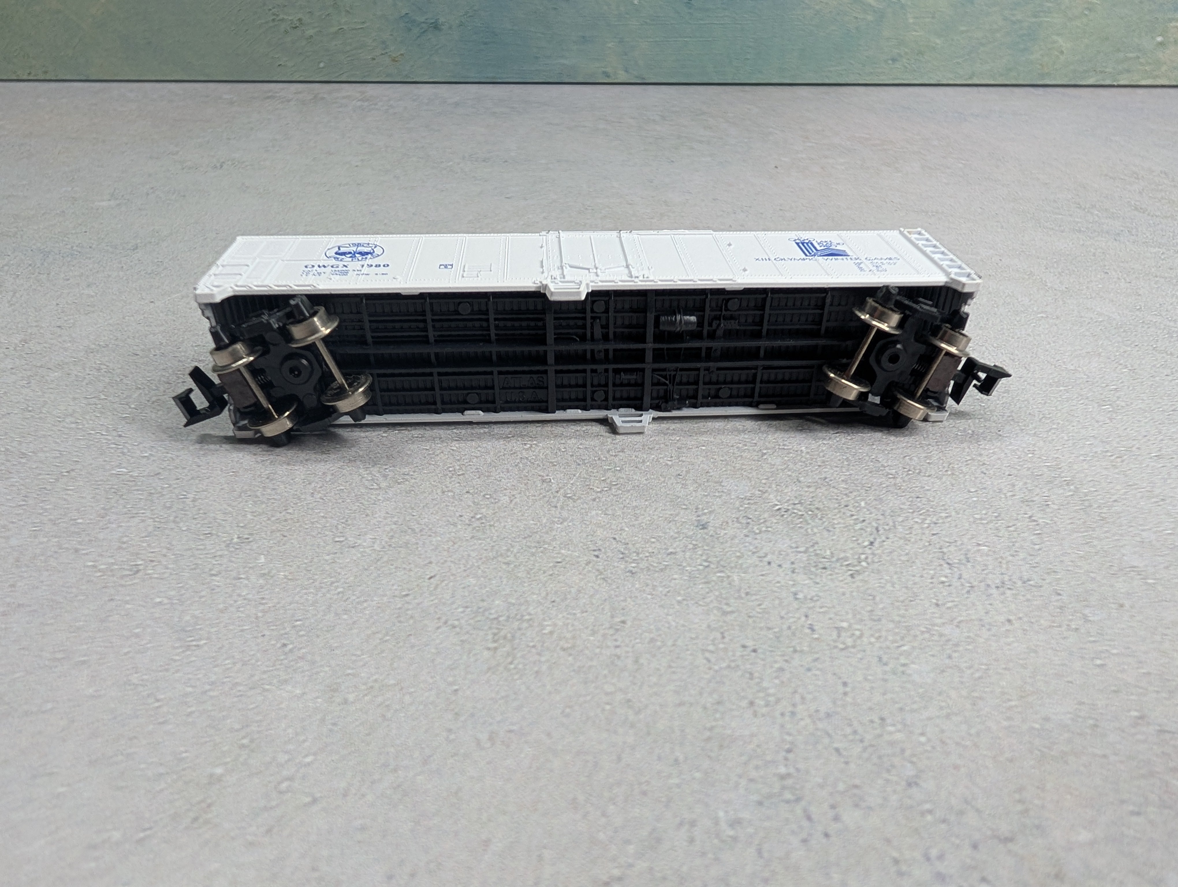 USED Atlas N Scale 50' Box Car Lake Placid 1980 Olympic Winter Games