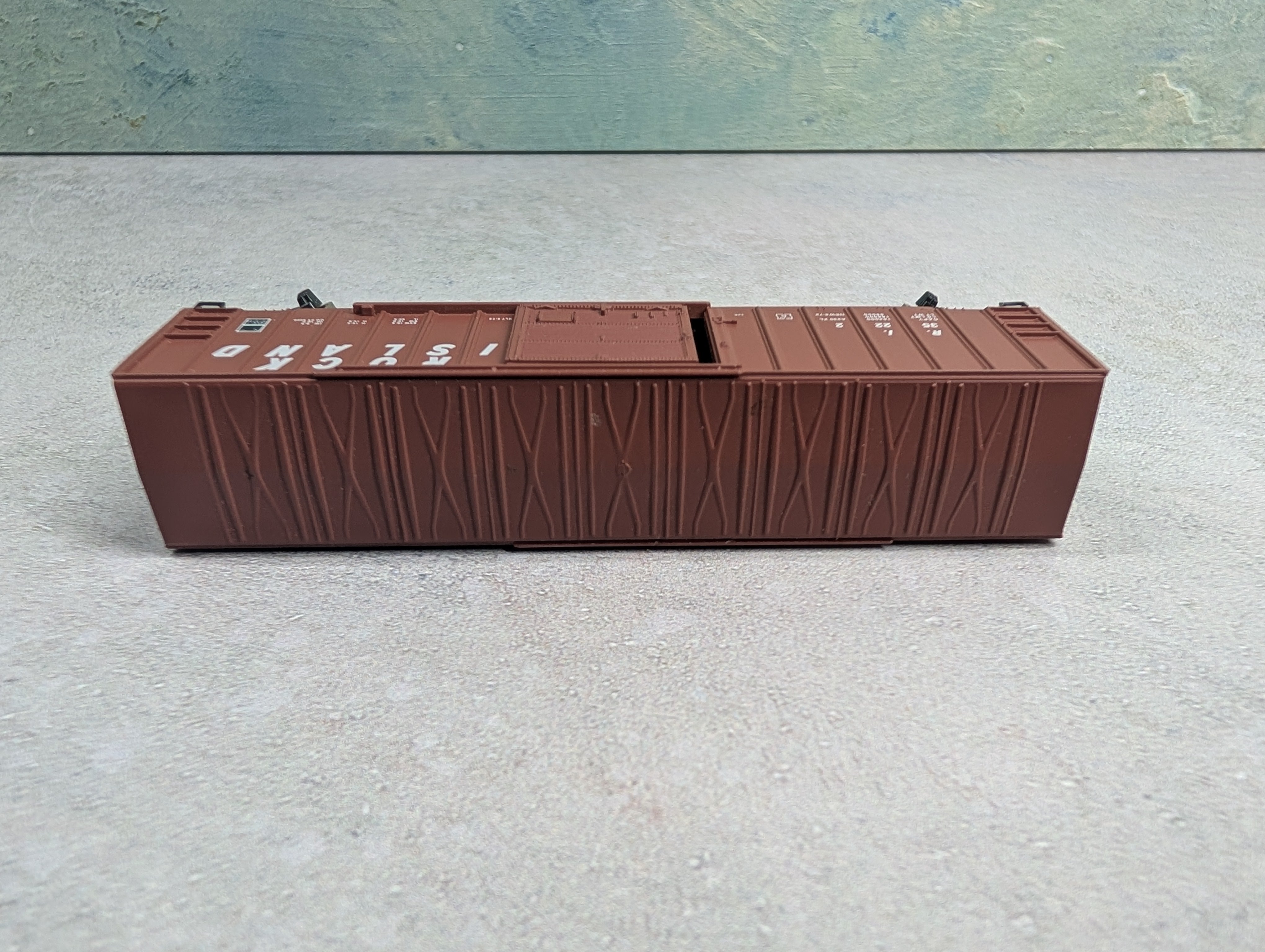 USED Kadee N Scale 50' OB SD Box Car Rock Island RI #35222