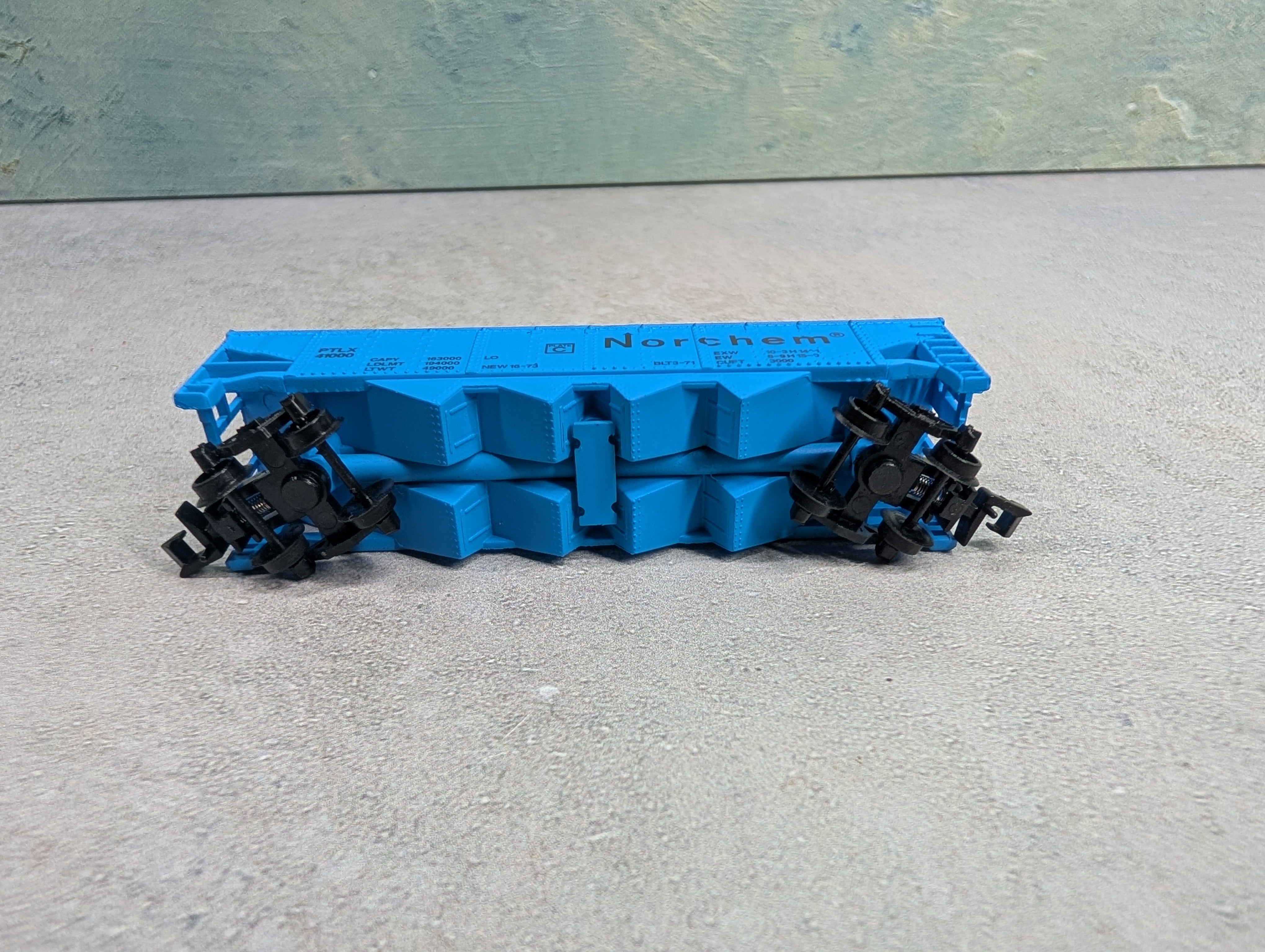 USED Model Power N Scale Quad Hopper Norchem PTLX #41000