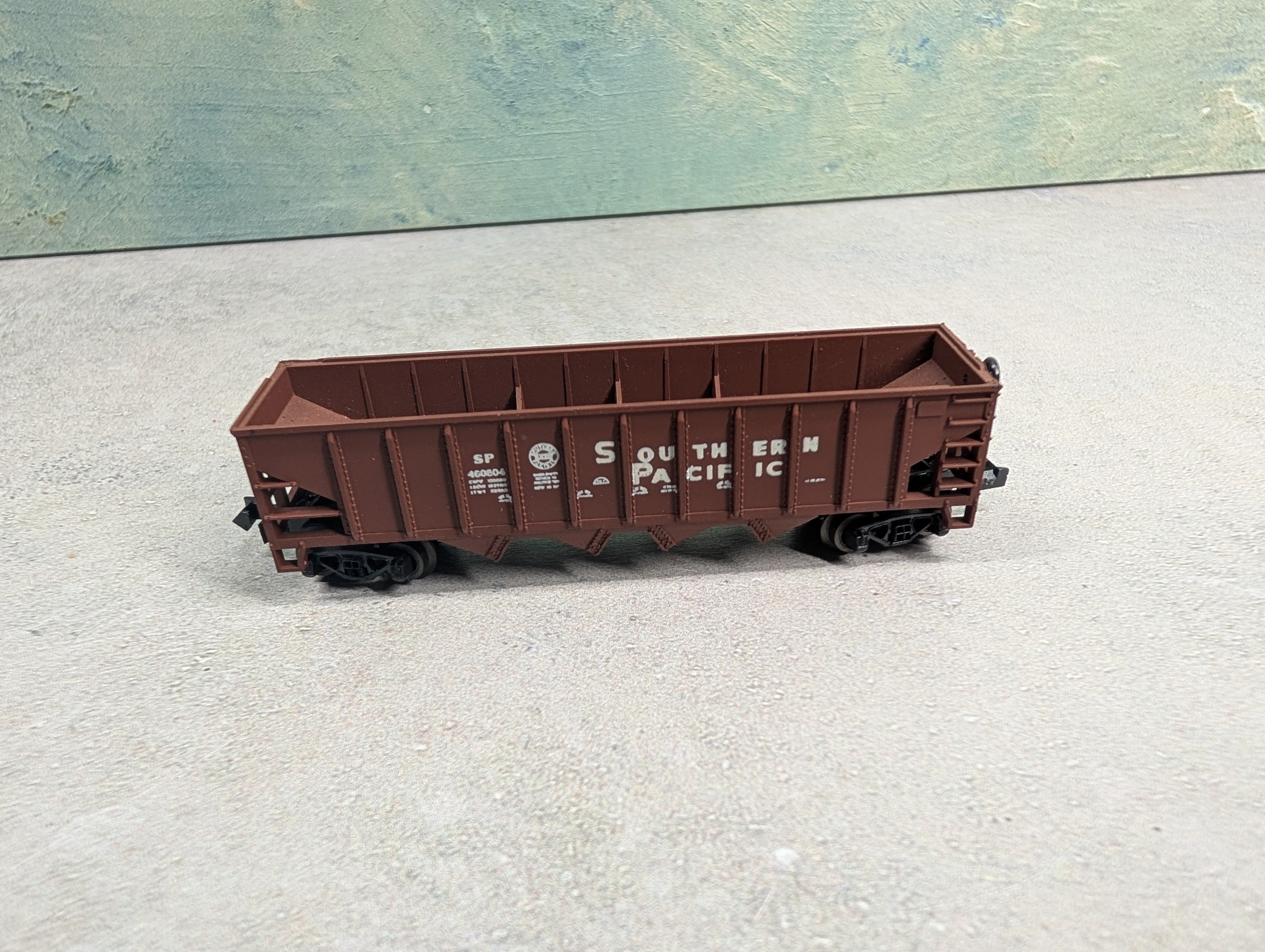 USED AHM N Scale Quad Hopper Southern Pacific SP #460604