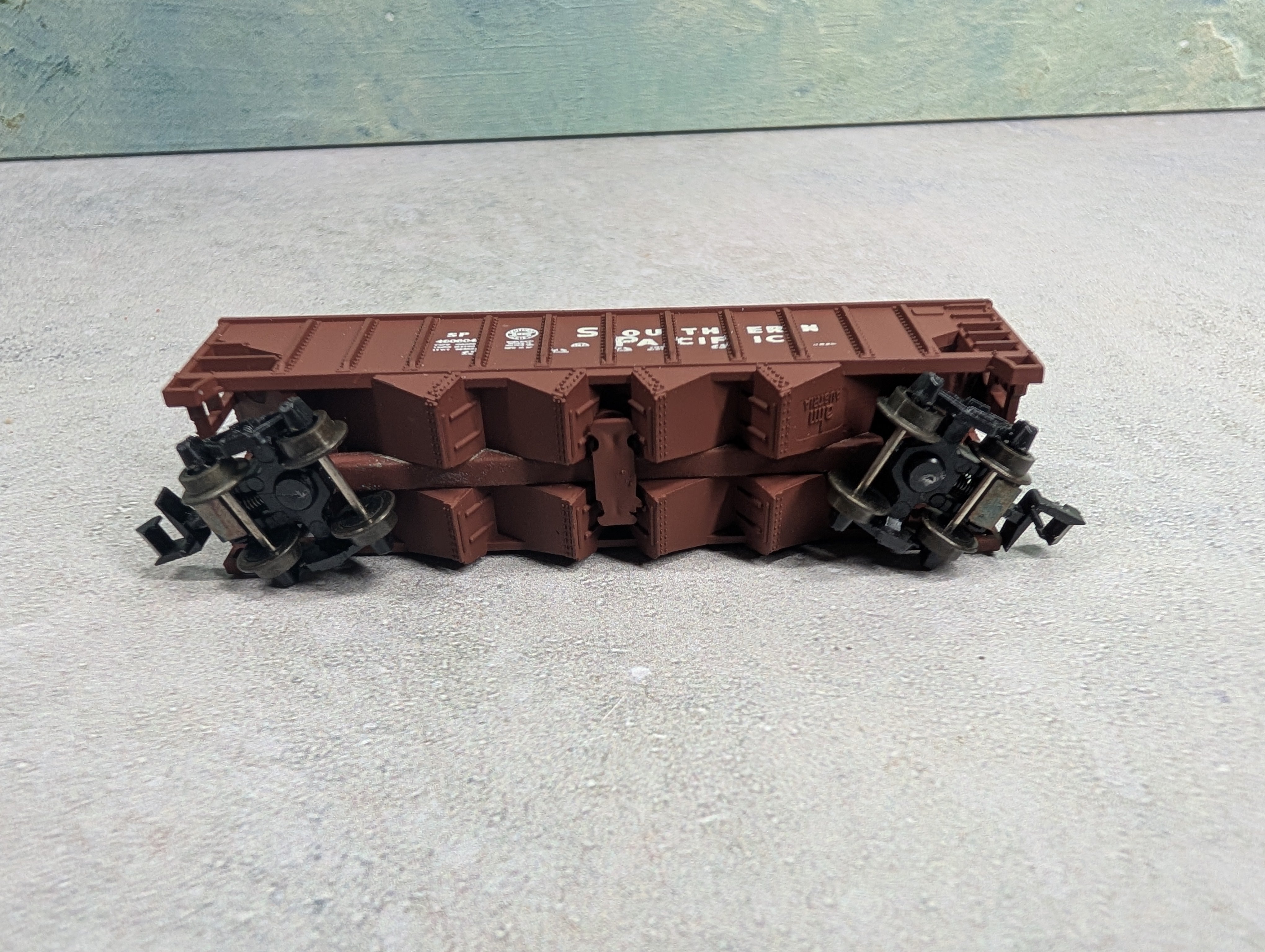 USED AHM N Scale Quad Hopper Southern Pacific SP #460604