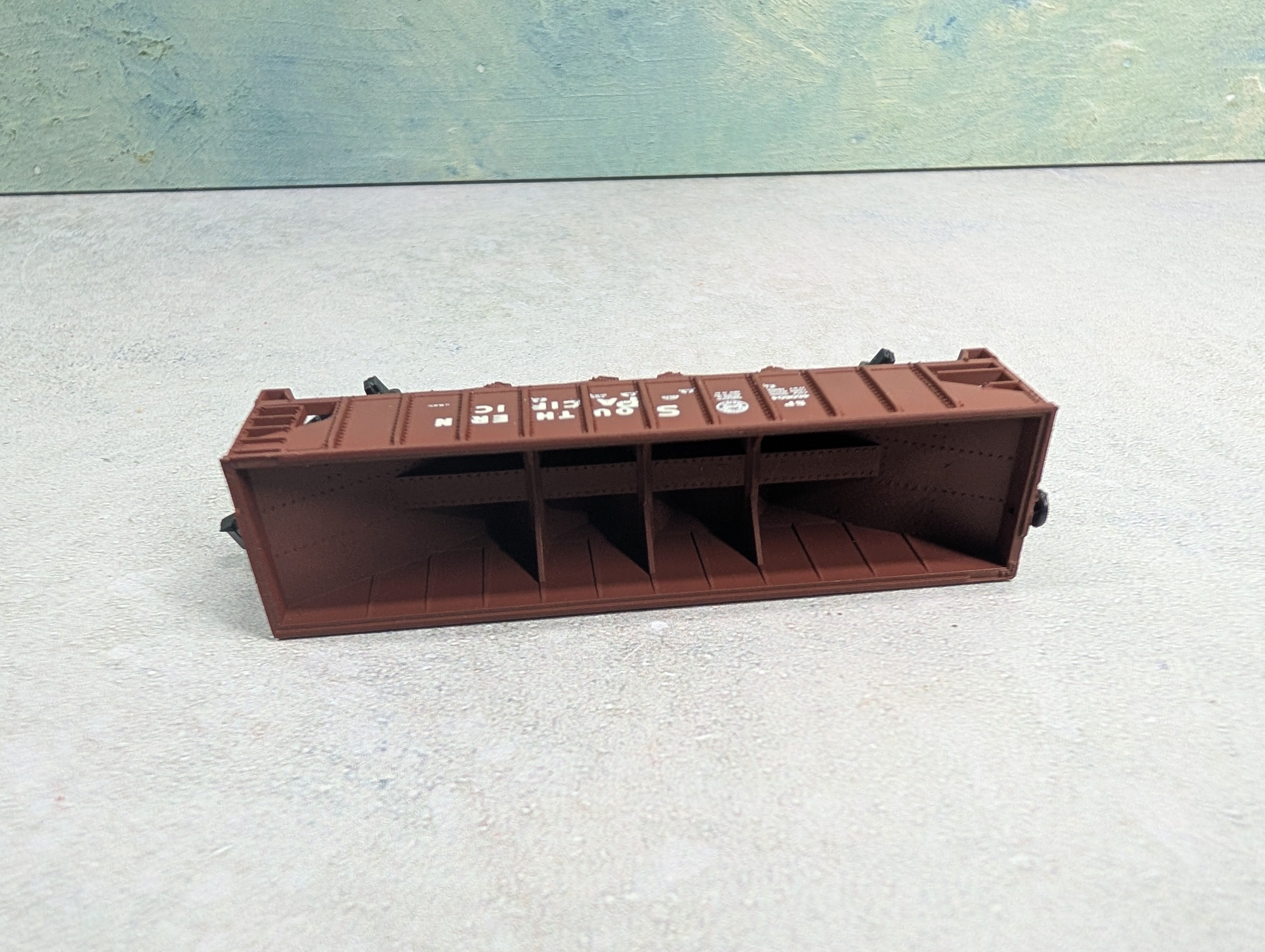 USED AHM N Scale Quad Hopper Southern Pacific SP #460604