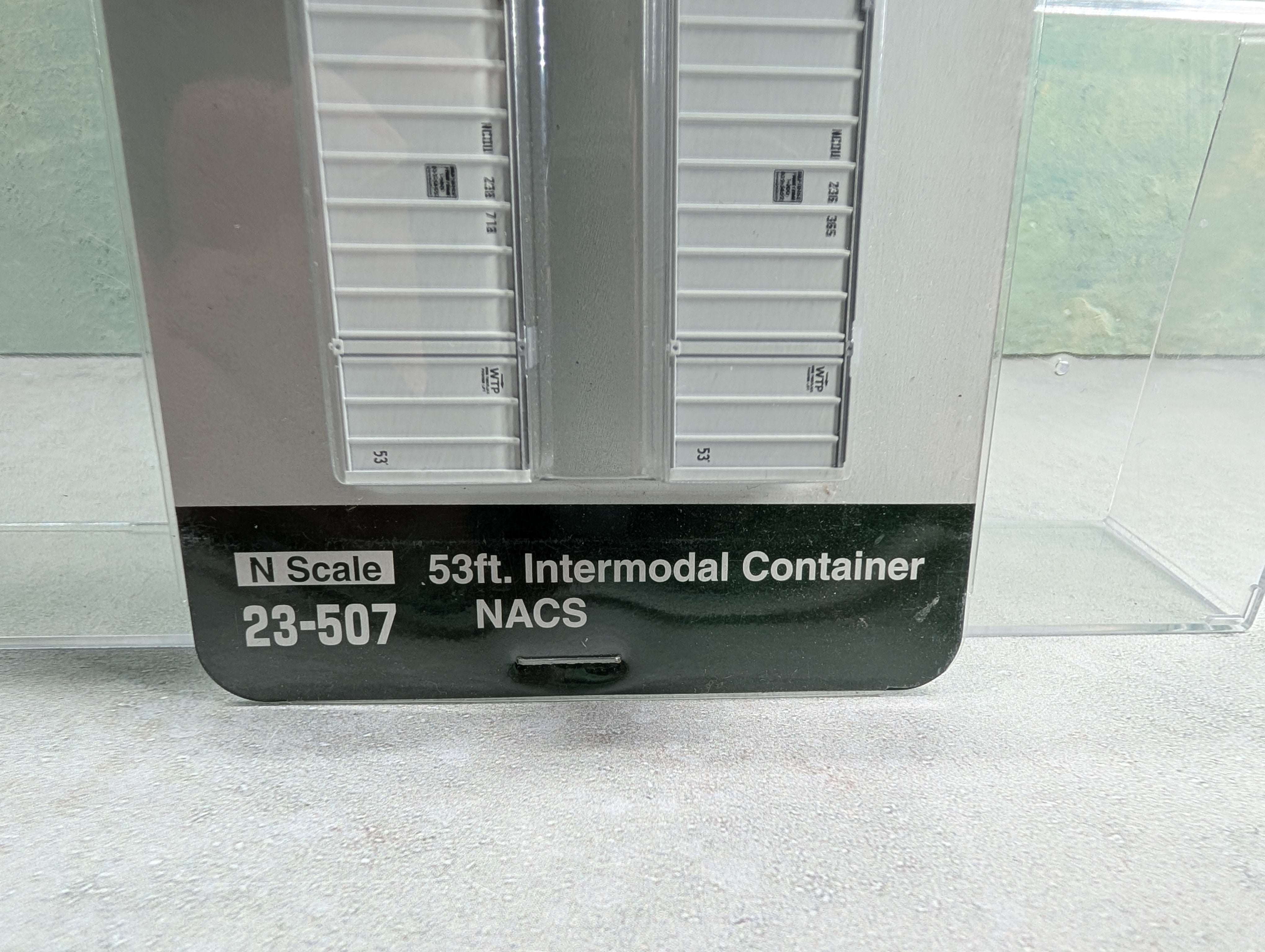 KATO 23-507 N Scale 53' Intermodal Container NACS (2 pcs)