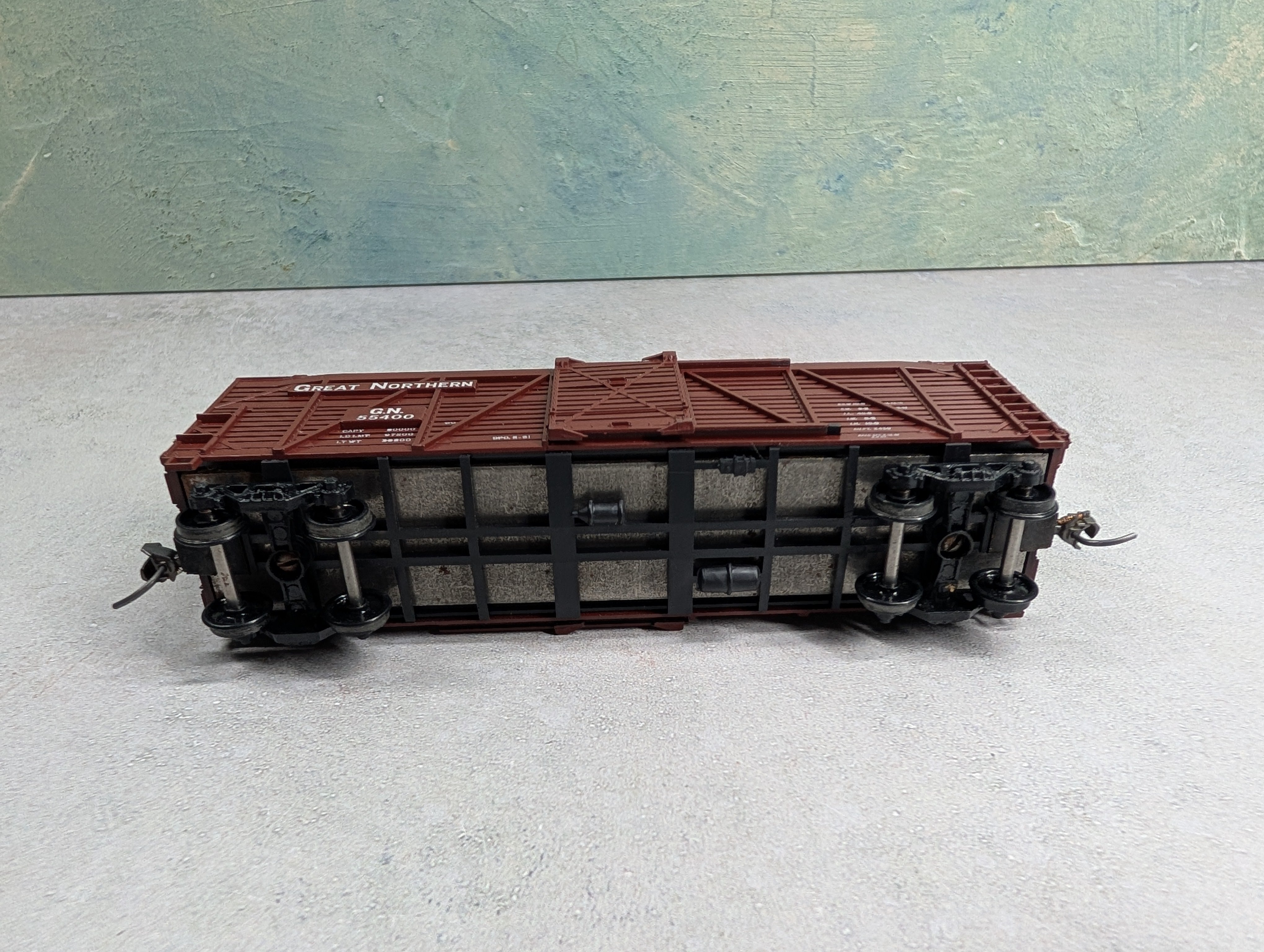 USED Athearn HO Scale Livestock Car Great Northern GN #55400