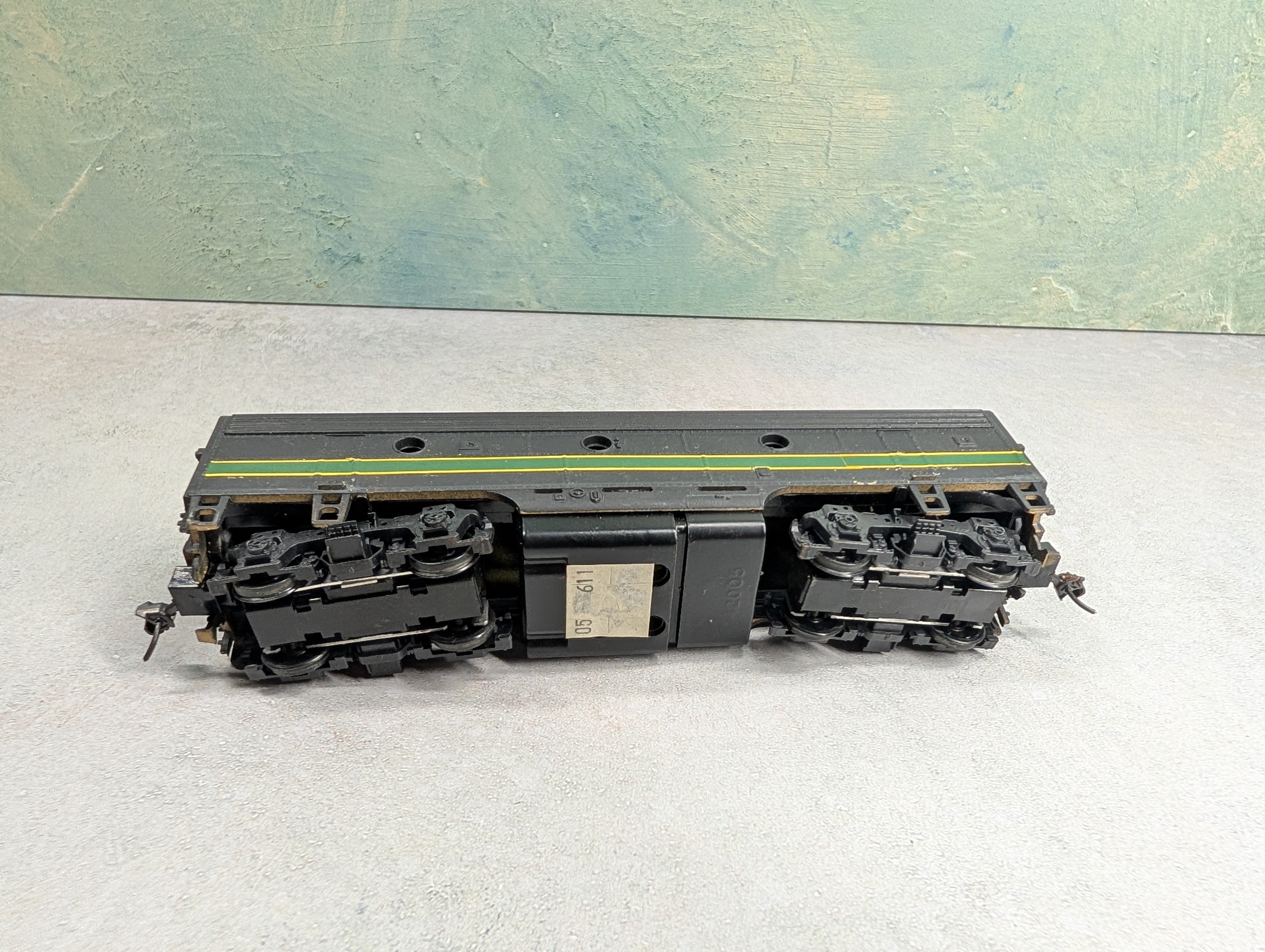 USED Athearn HO Scale Set of Powered & Dummy F Units Locomotives Reading #283 Custom Paint & Decals - Runs DC