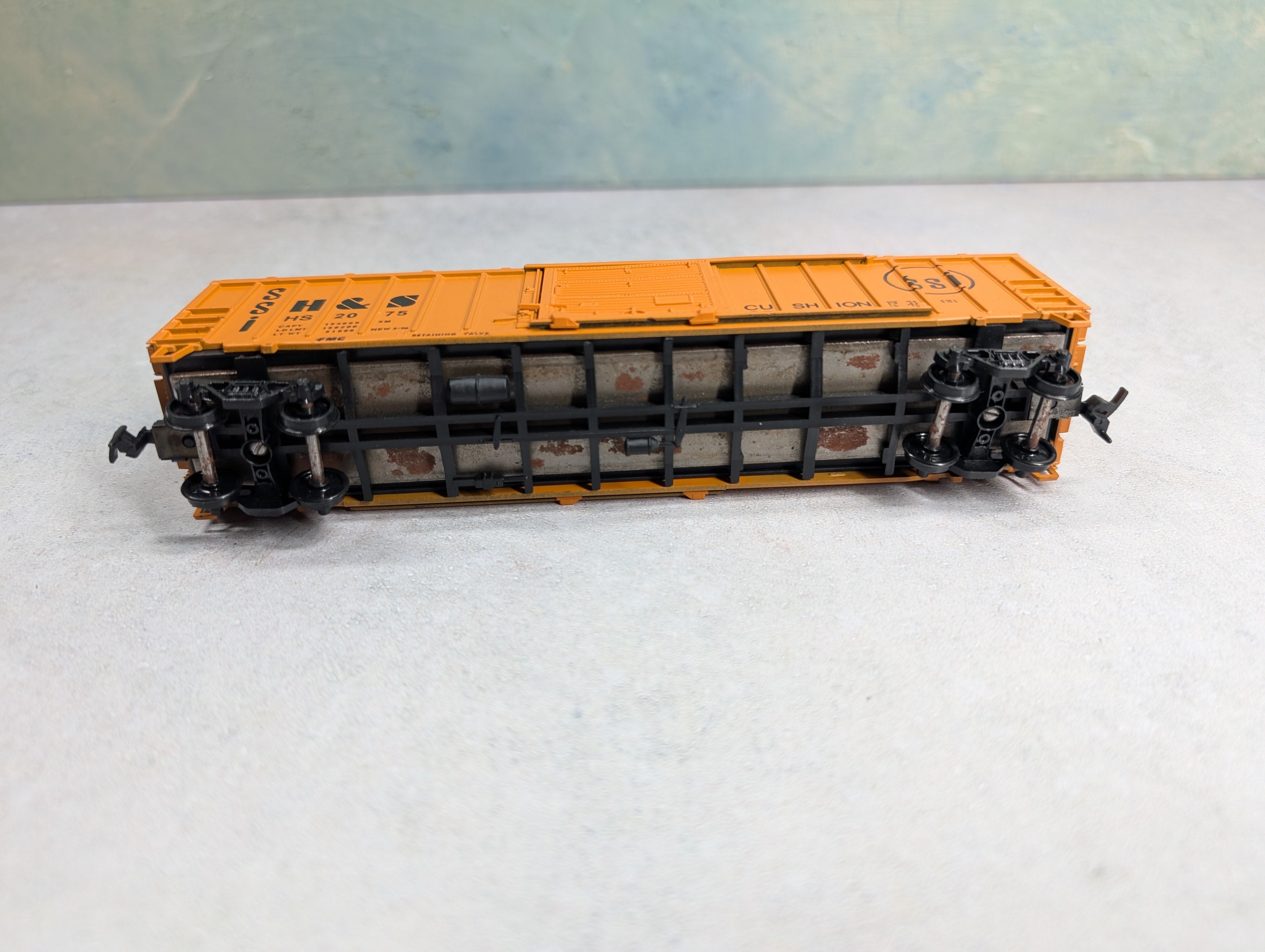 USED Athearn HO Scale 50' ACF Railbox Box Car H and S Railroad HS #2075 Bev-Bel