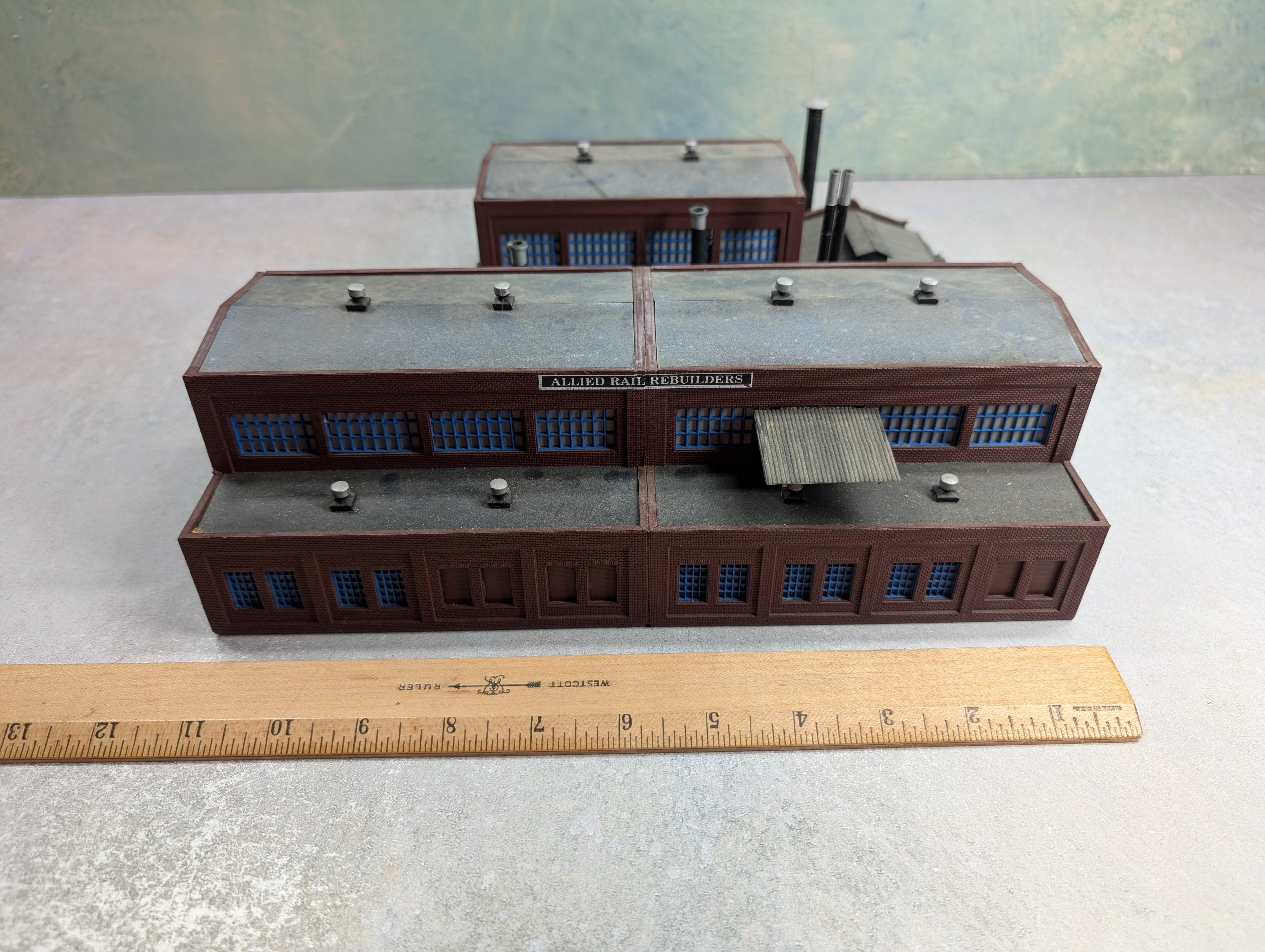 USED Walthers N Scale Custom Allied Rail Rebuilders Warehouses