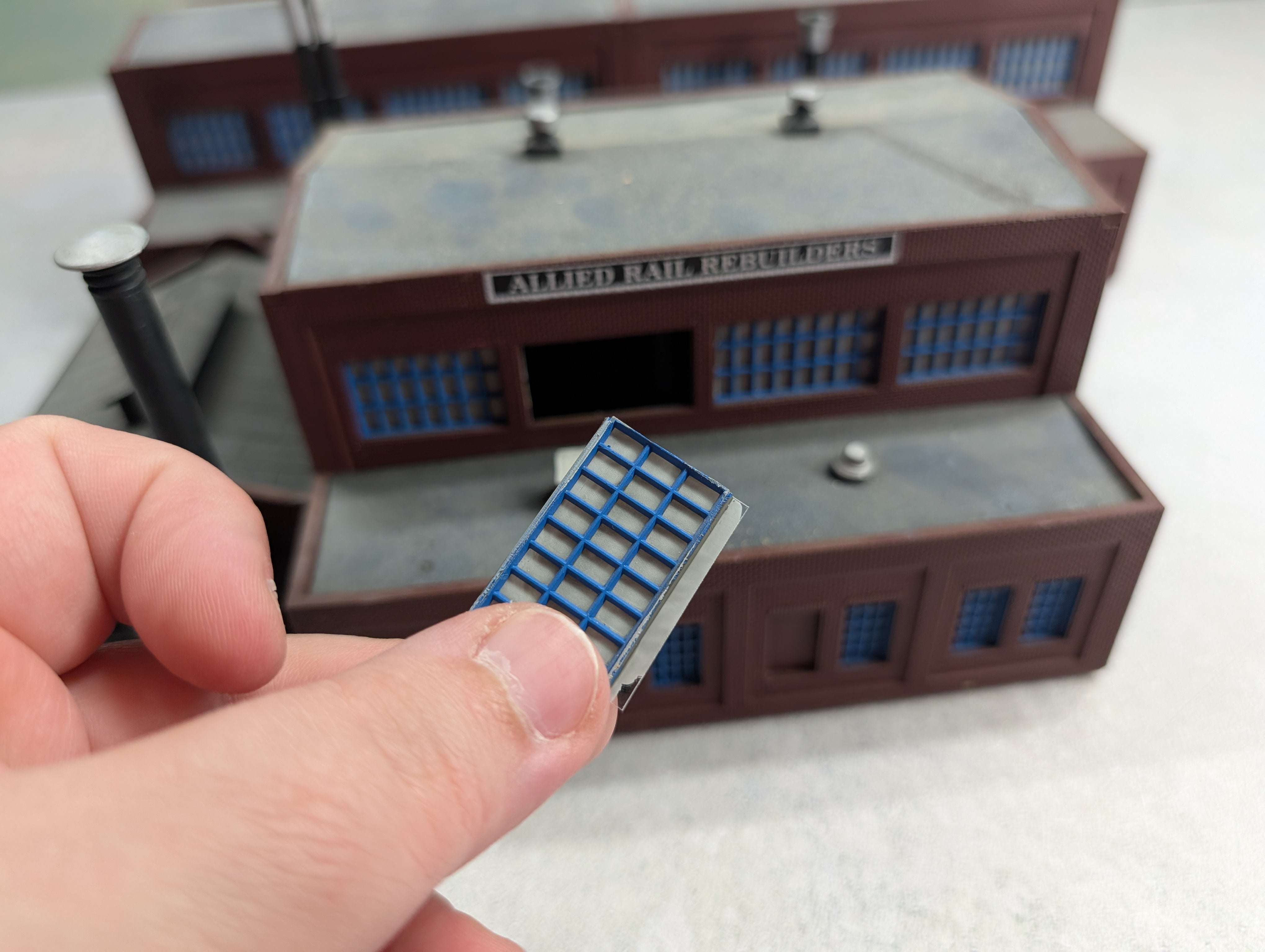 USED Walthers N Scale Custom Allied Rail Rebuilders Warehouses