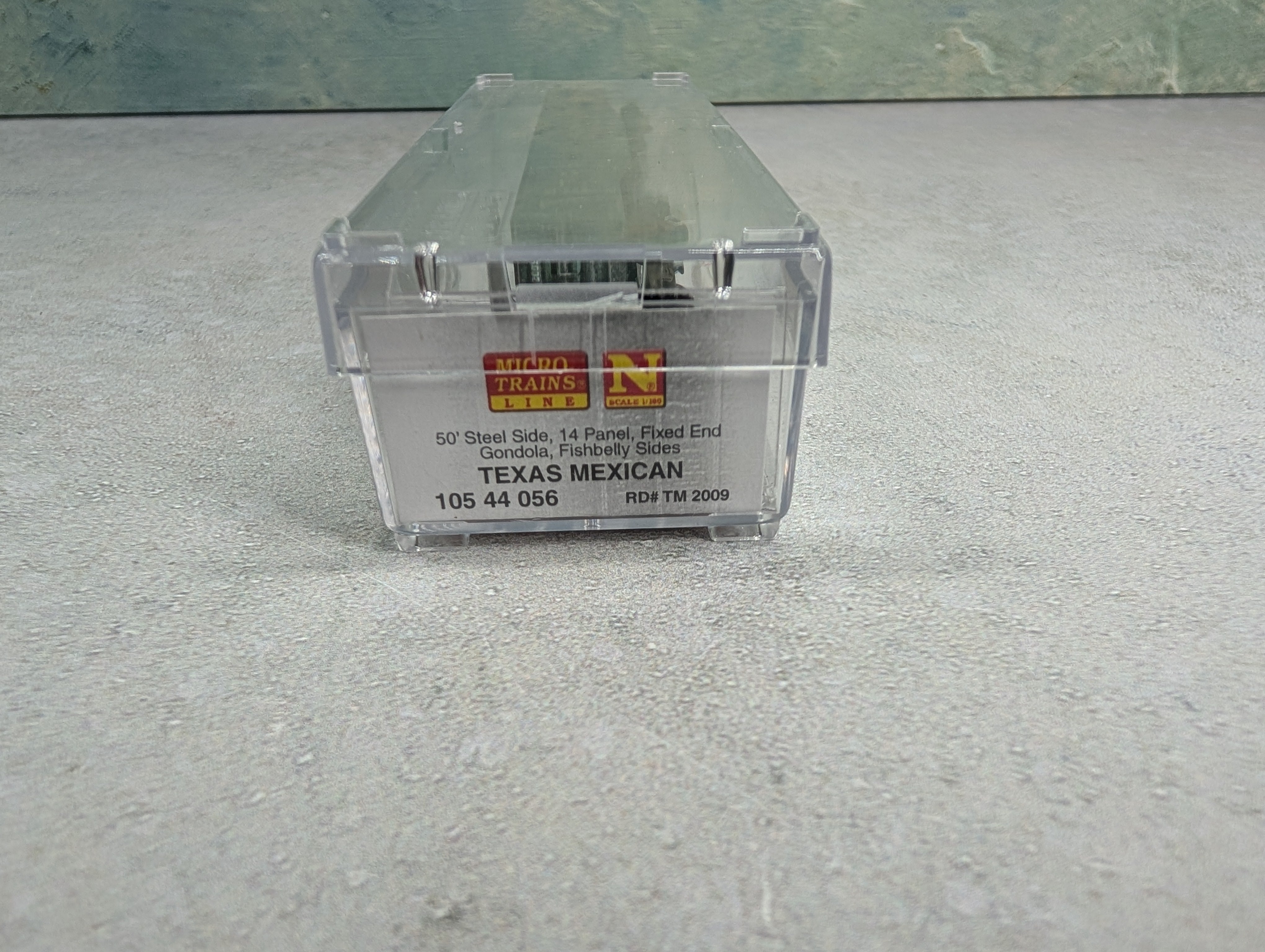Micro-Trains 10544056 N Scale 50' Steel Side Gondola Texas Mexican TM #2009 Weathered