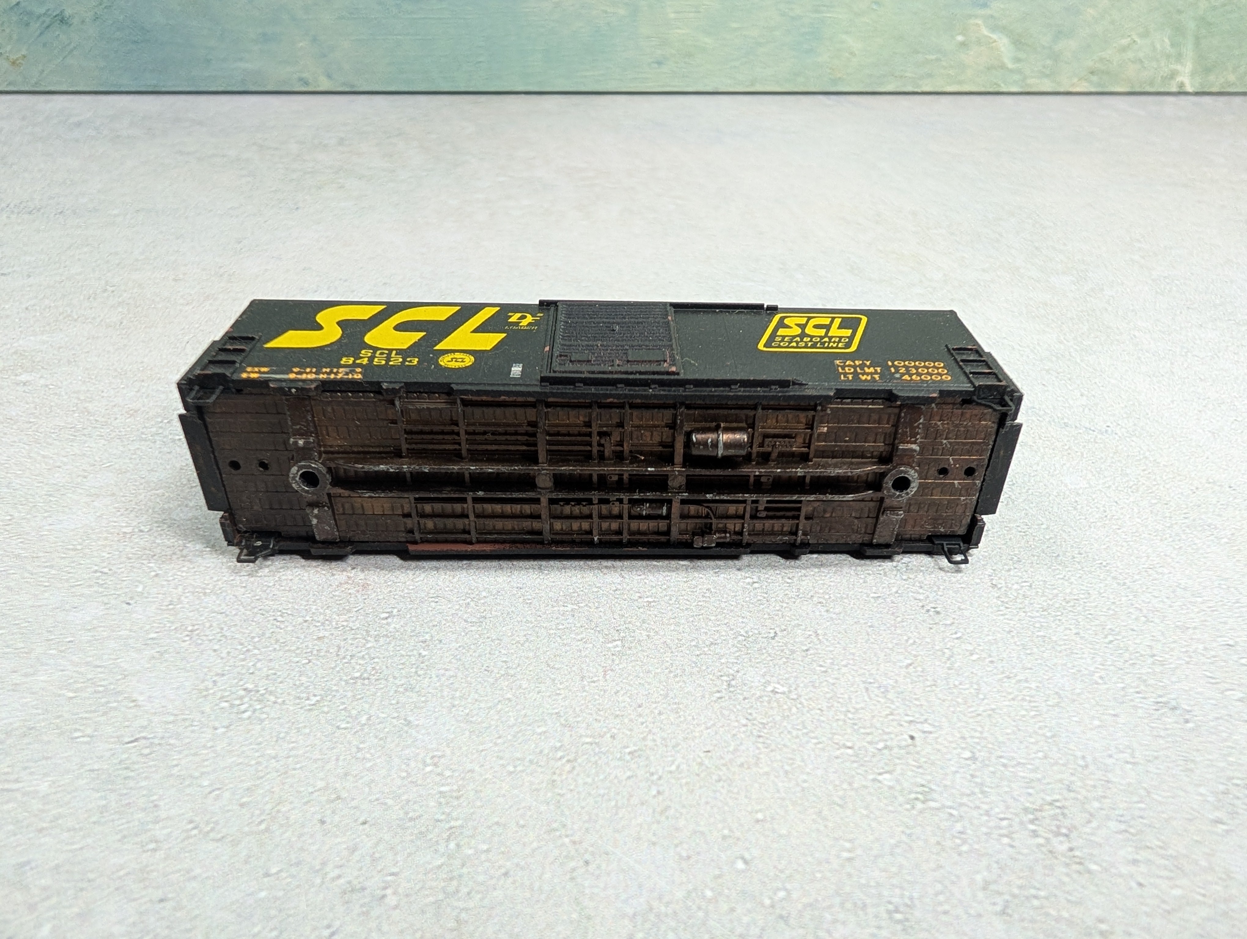 USED Kadee N Scale 40' Box Car Seaboard Coast Line SCL #84523 Decal