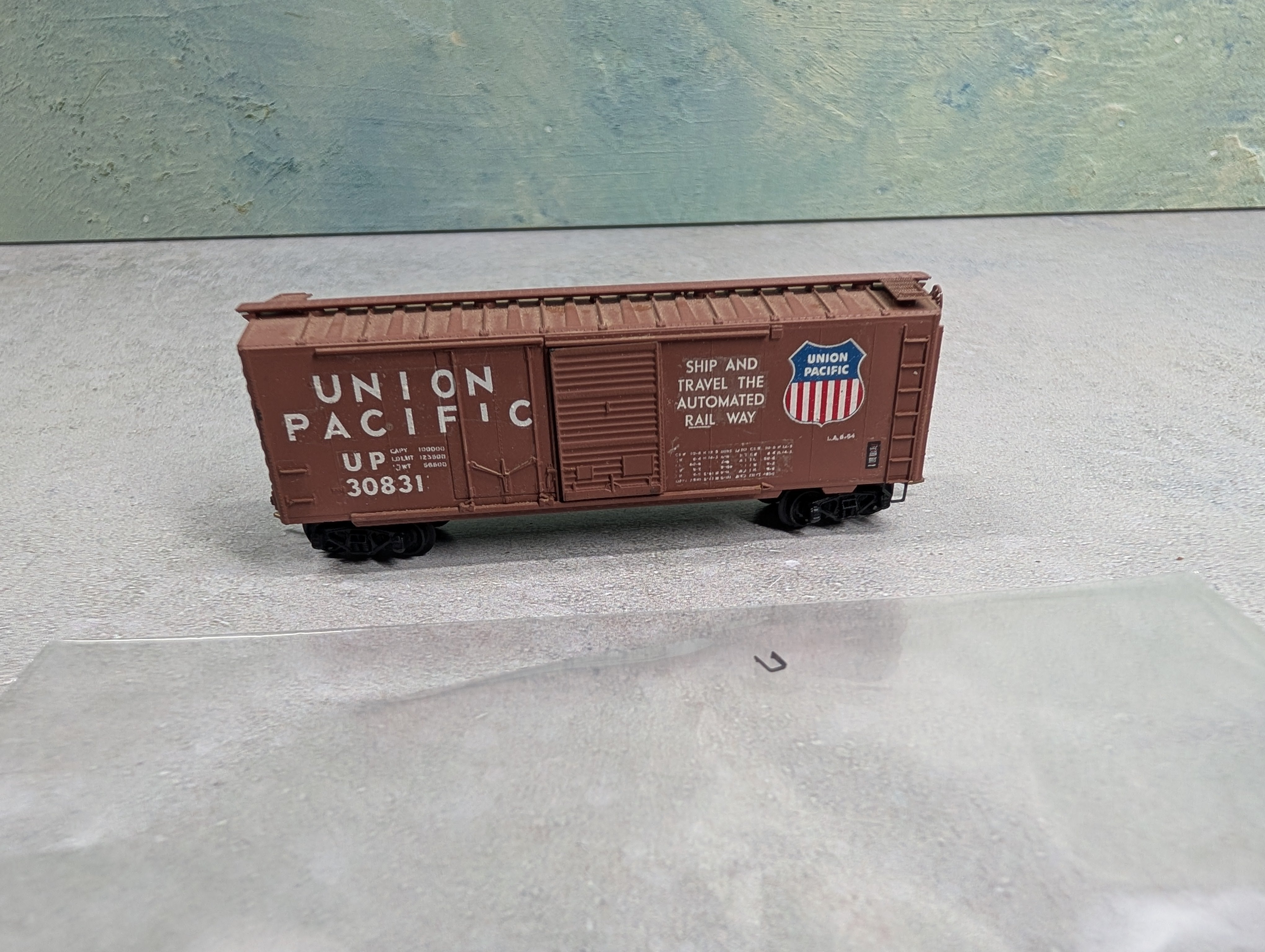 USED Kadee N Scale 40' Box Car Union Pacific UP #3083 Decal