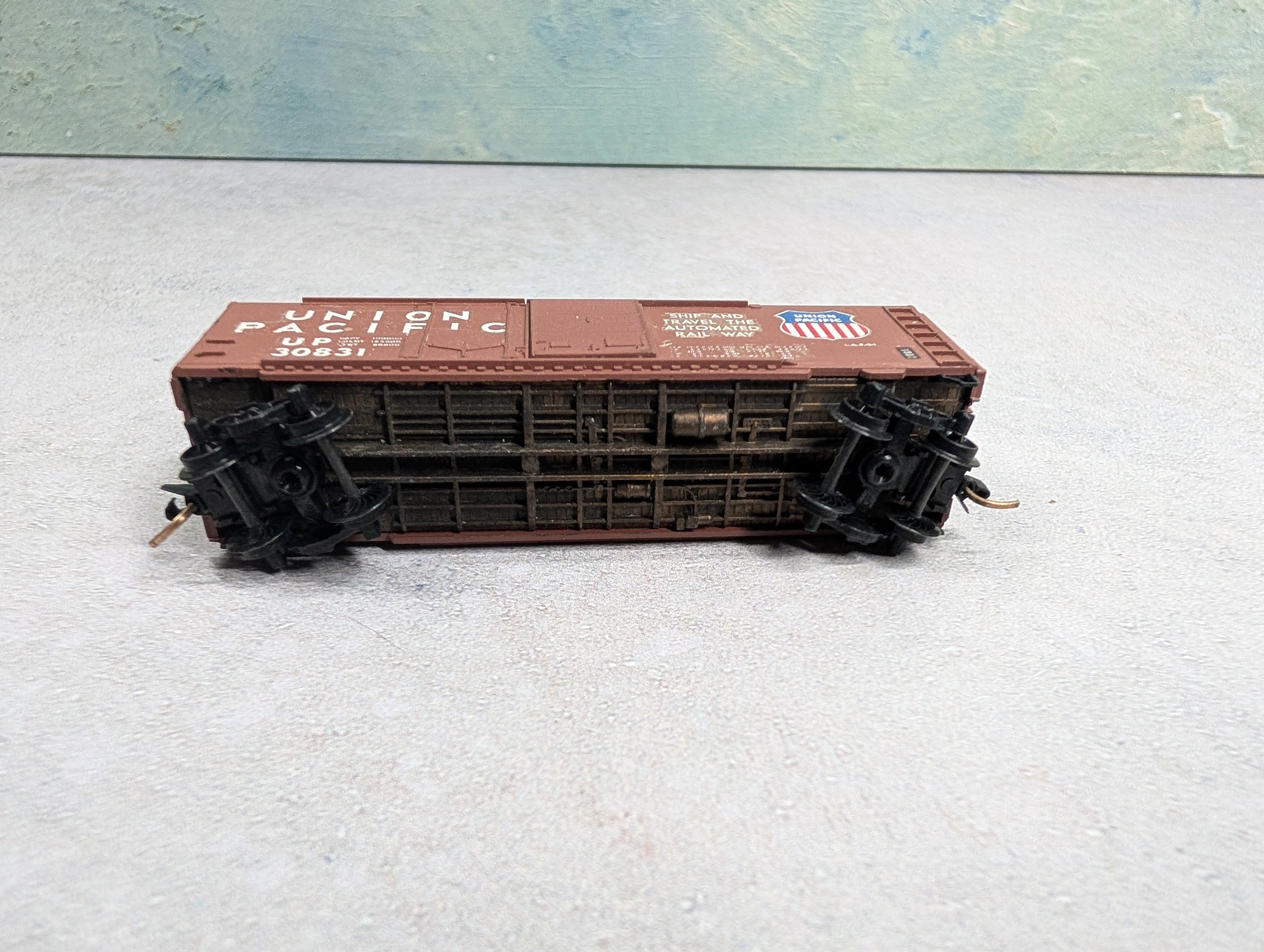 USED Kadee N Scale 40' Box Car Union Pacific UP #3083 Decal