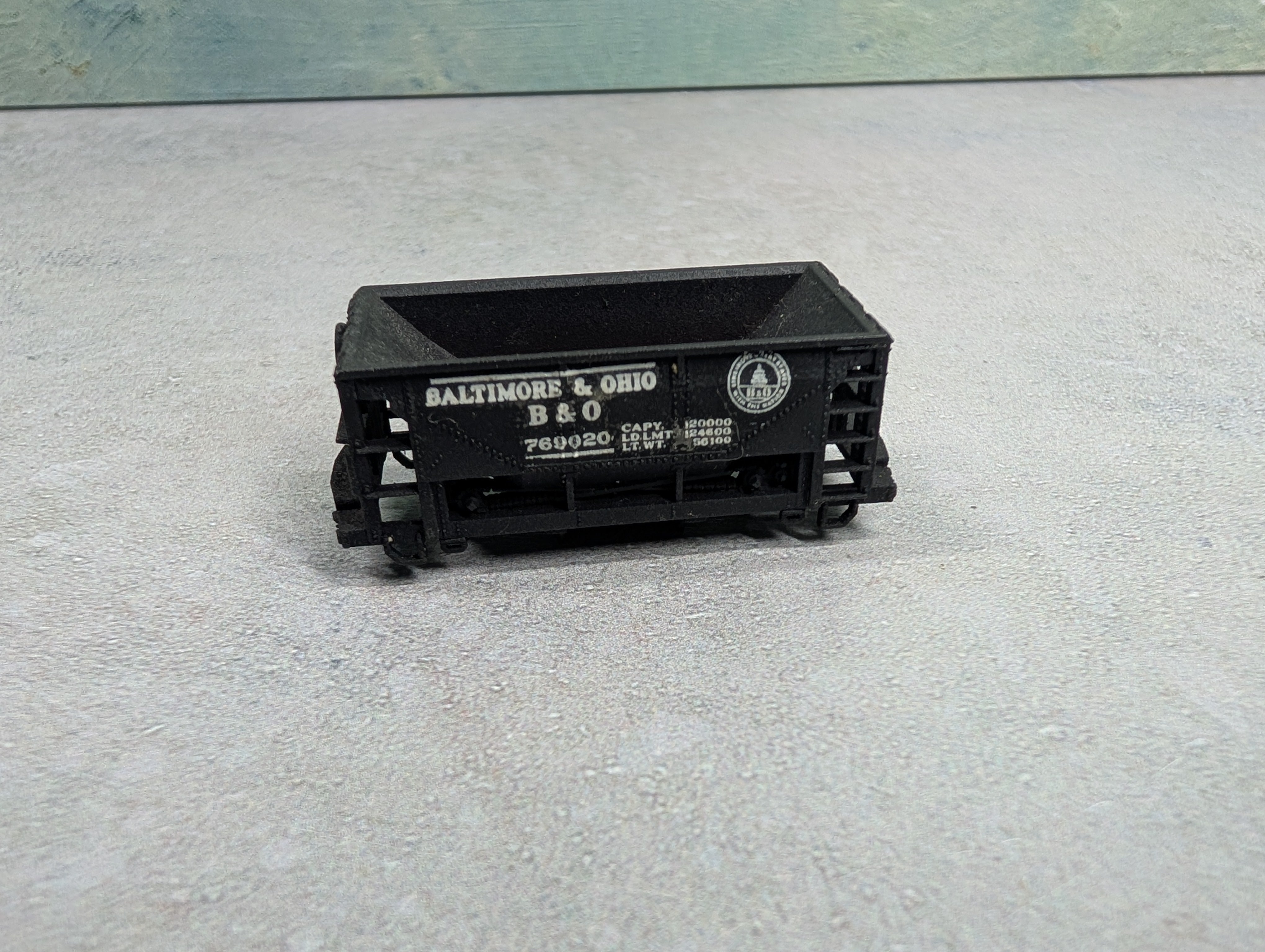 USED Atlas N Scale Ore Car Baltimore and Ohio B&O #69020 Decal, No Trucks