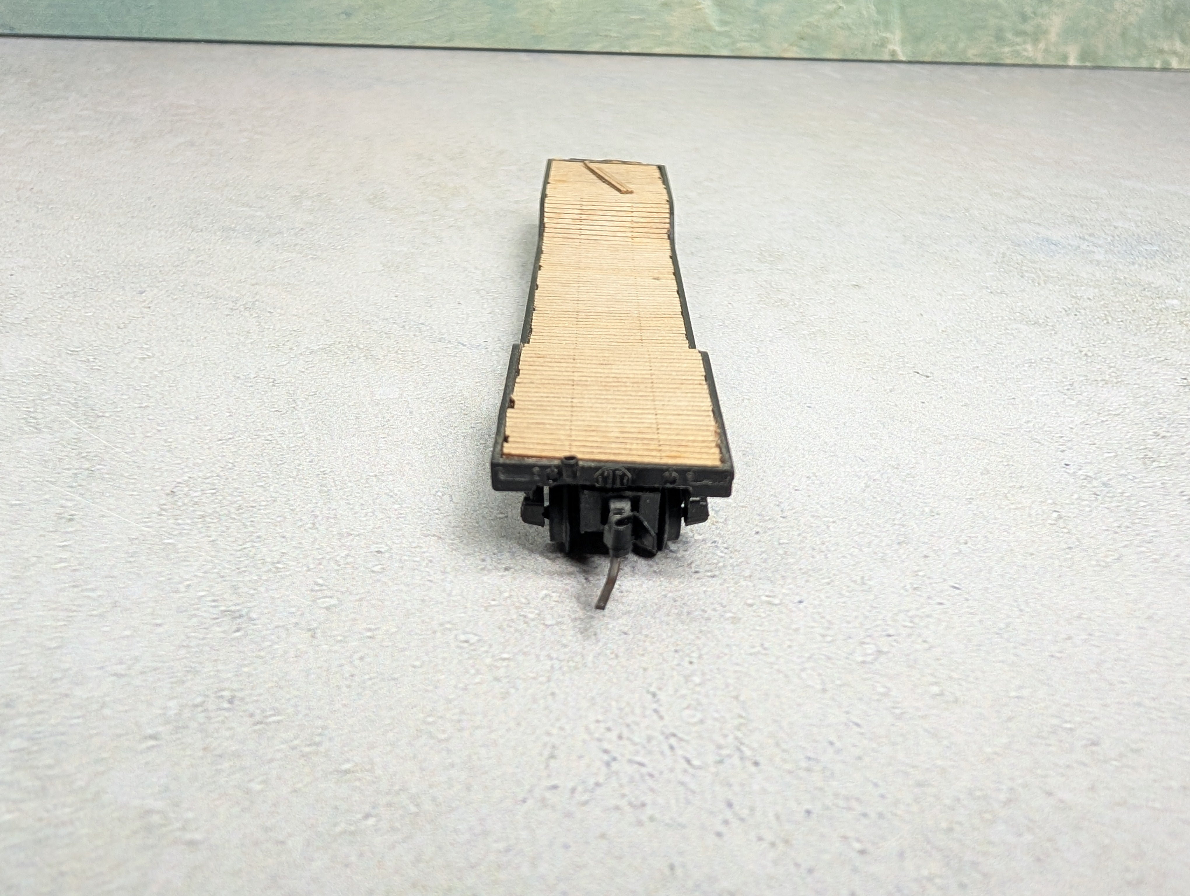 USED Atlas N Scale 53' Center Depressed Flat Car Norfolk & Western N&W