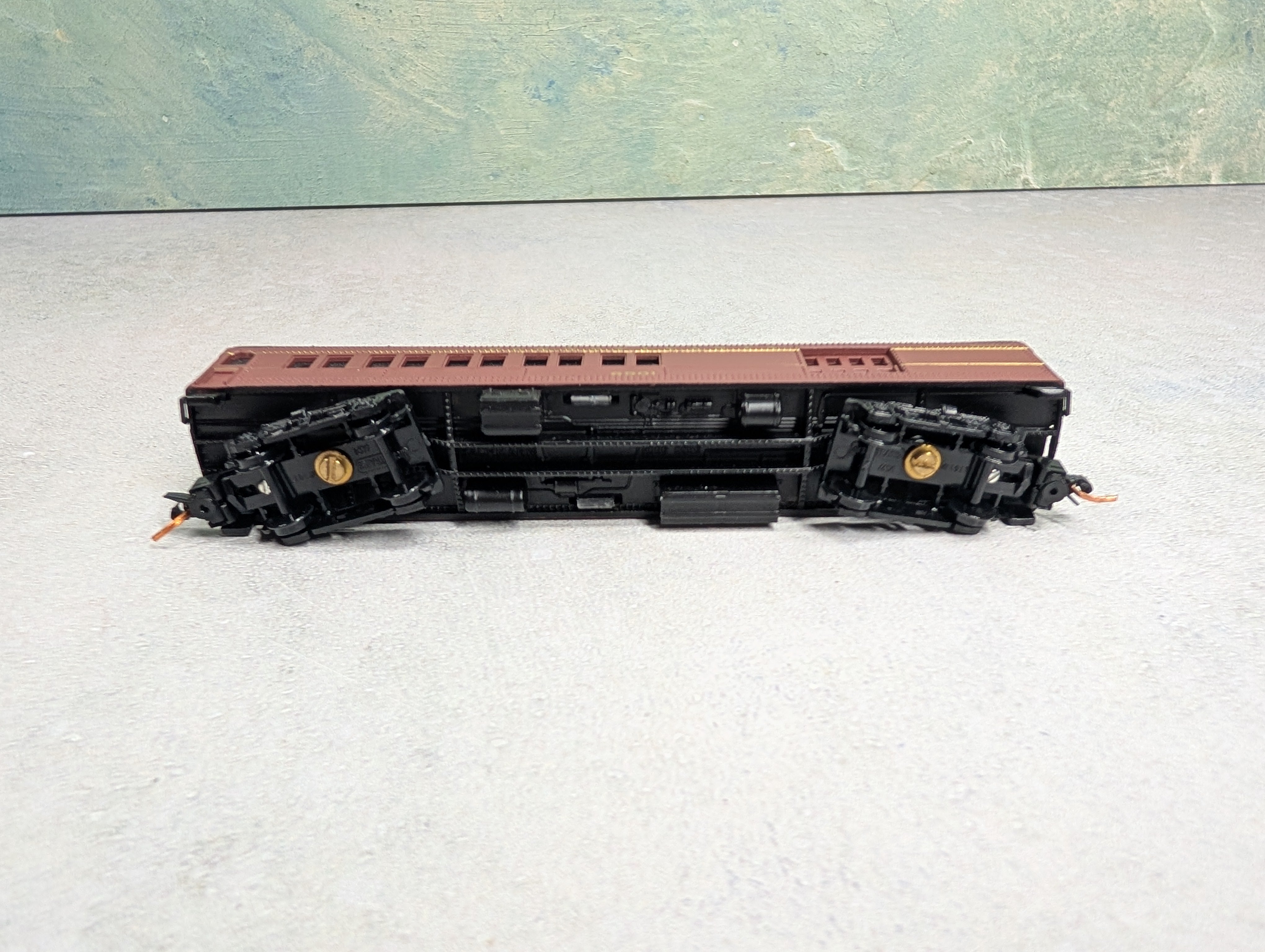 USED Bachmann N Scale Combine Passenger Car Pennsylvania #6901 Knuckle Couplers