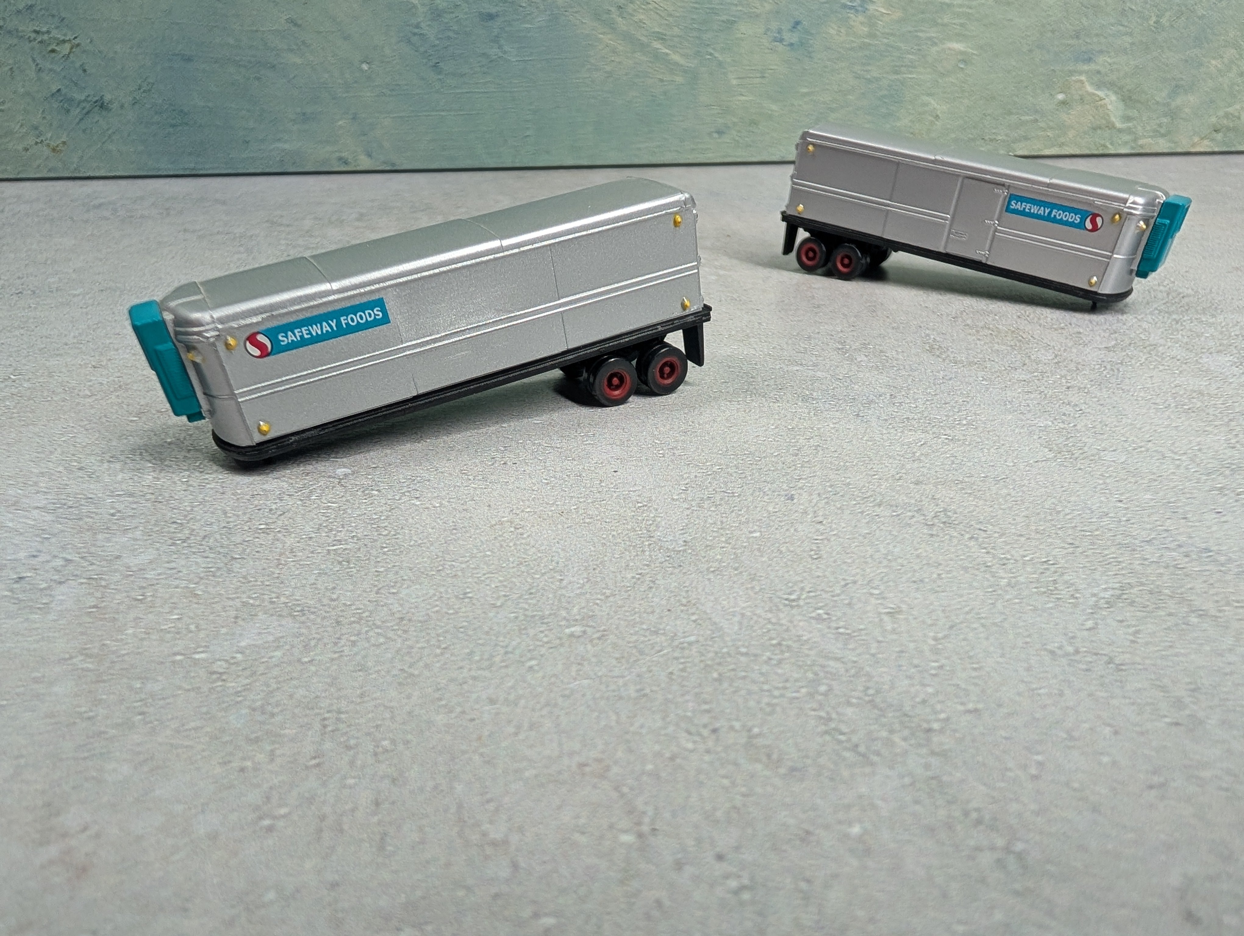 USED Classic Metal Works N Scale Lot of Tractor Trailers w/ Reefers Safeway Foods