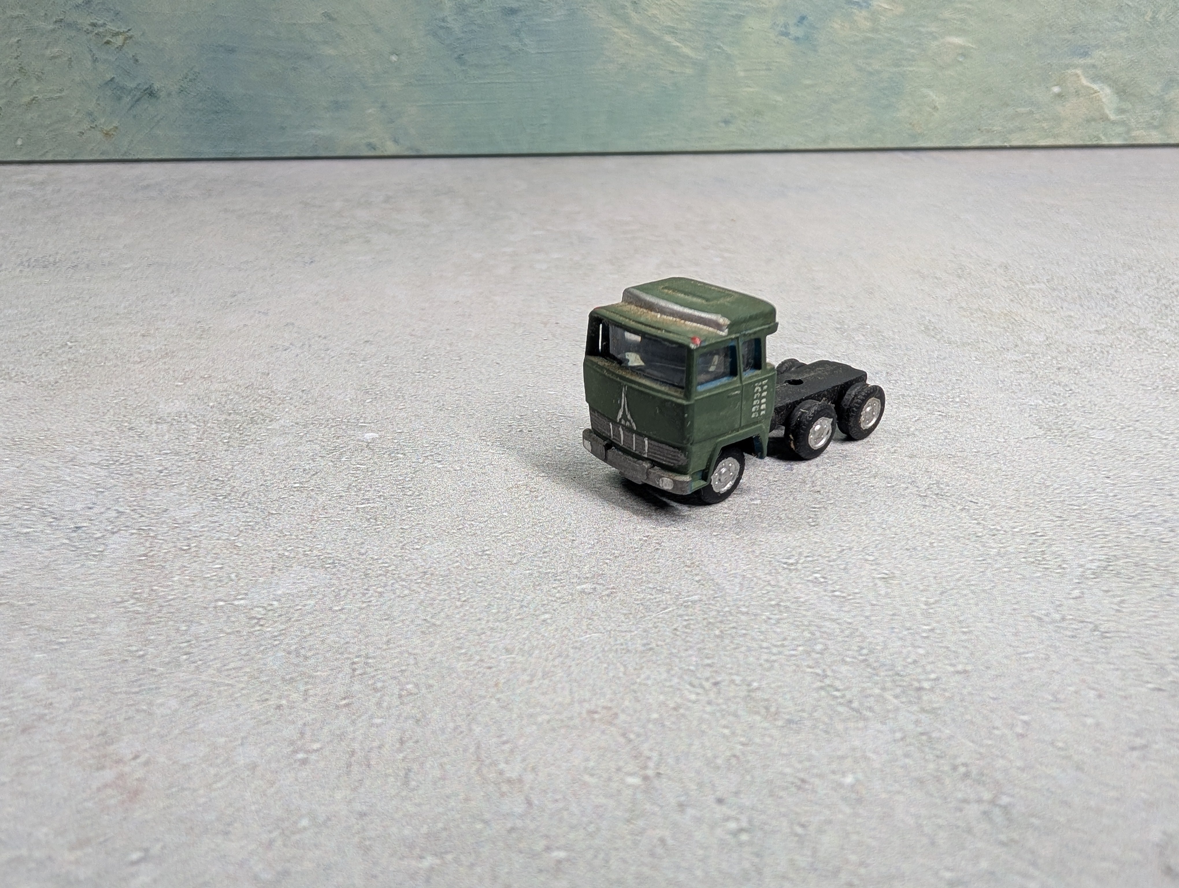 USED N Scale Green Tractor Cab