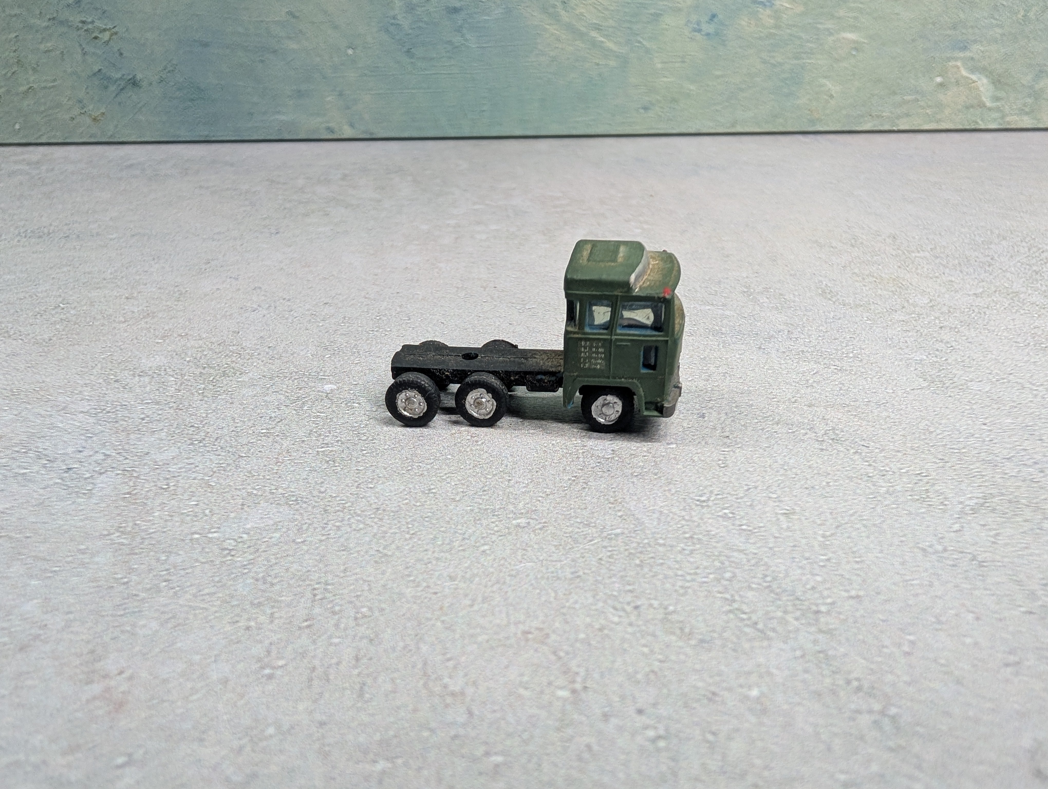 USED N Scale Green Tractor Cab
