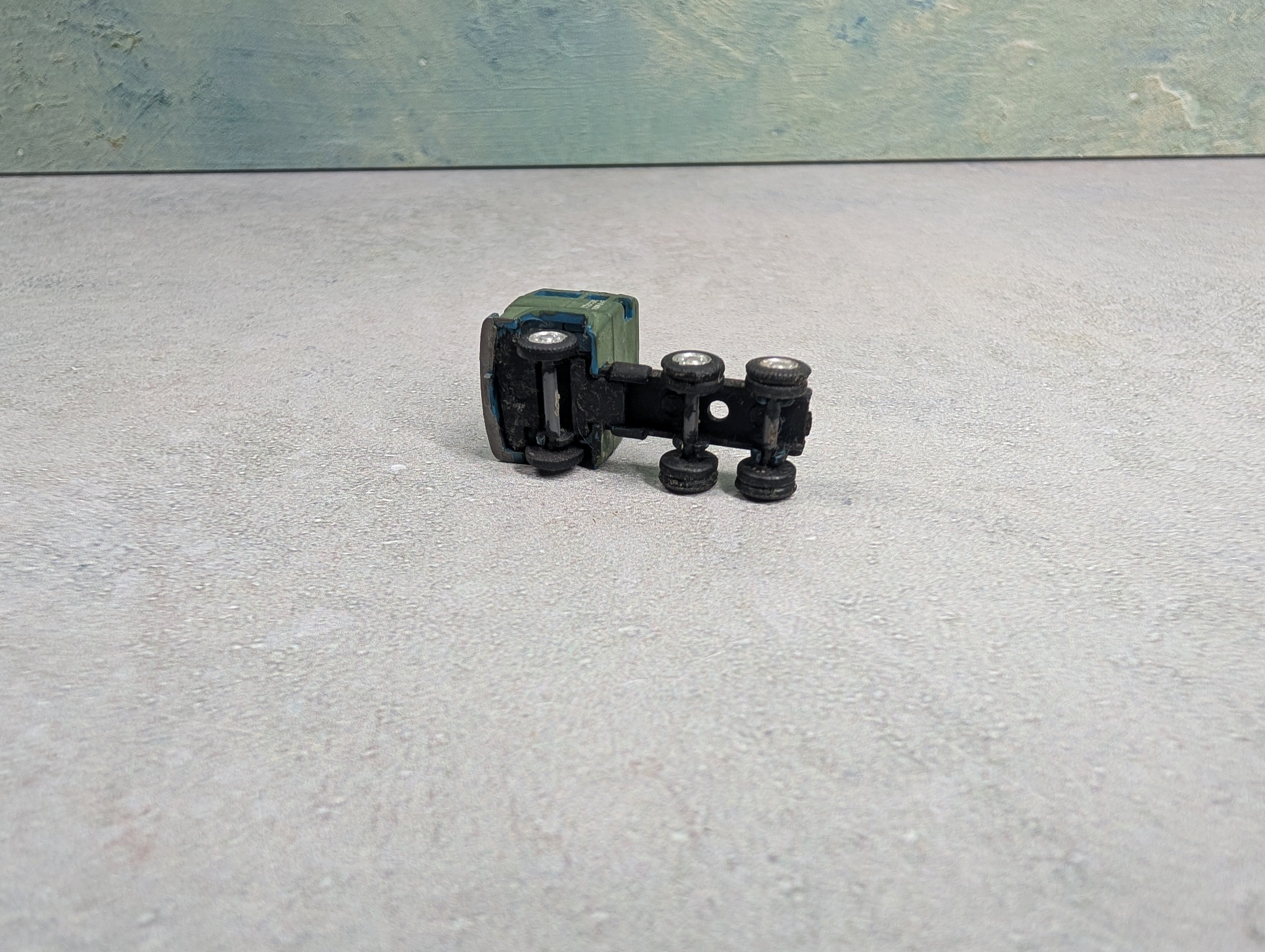 USED N Scale Green Tractor Cab