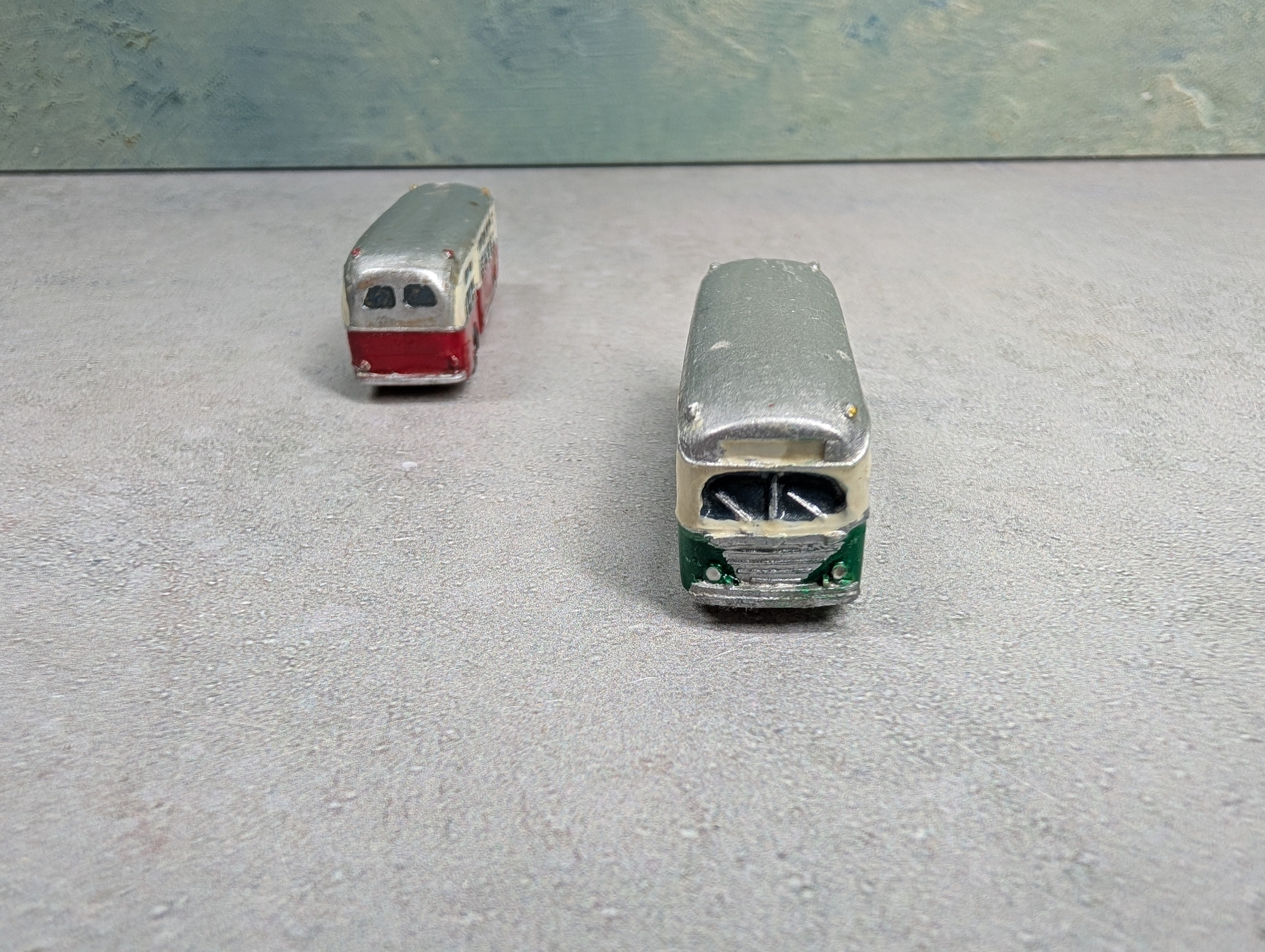 USED N Scale Lot of Custom Buses (2 pcs)