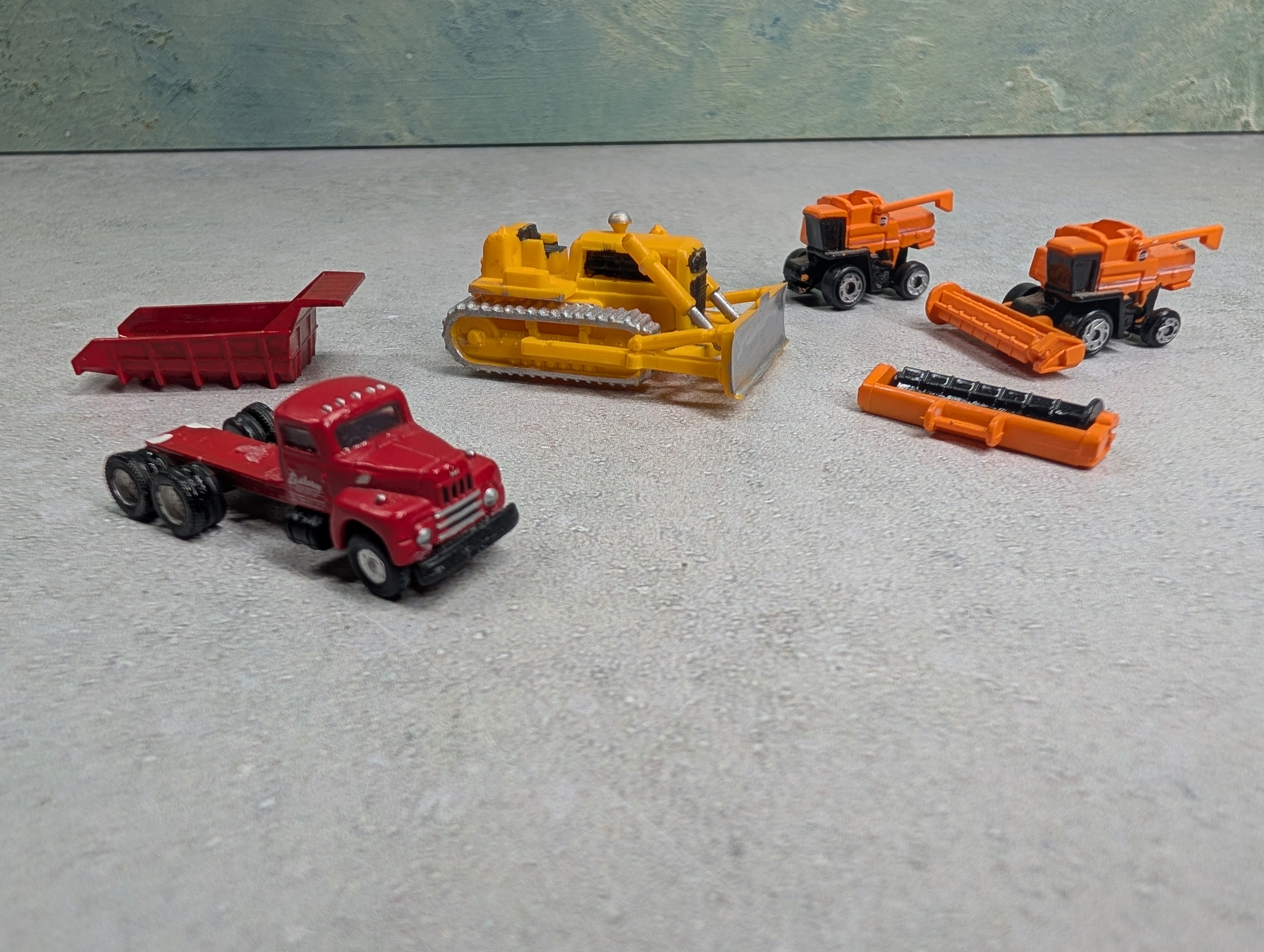 USED N Scale Lot of Construction Vehicles