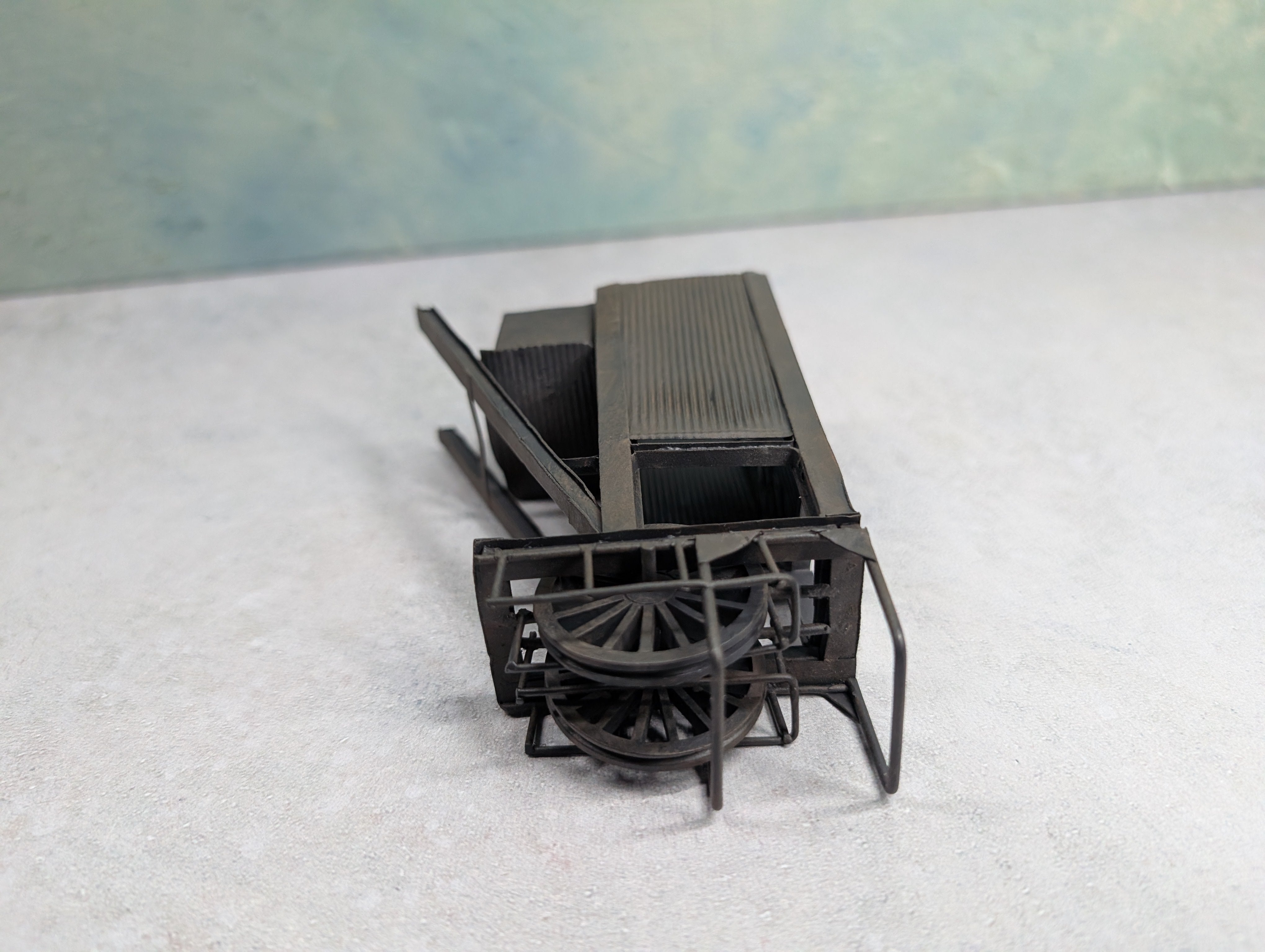 USED Bachmann 42-025 N Scale Scenecraft Hampton Heath Colliery Pit Head Lift