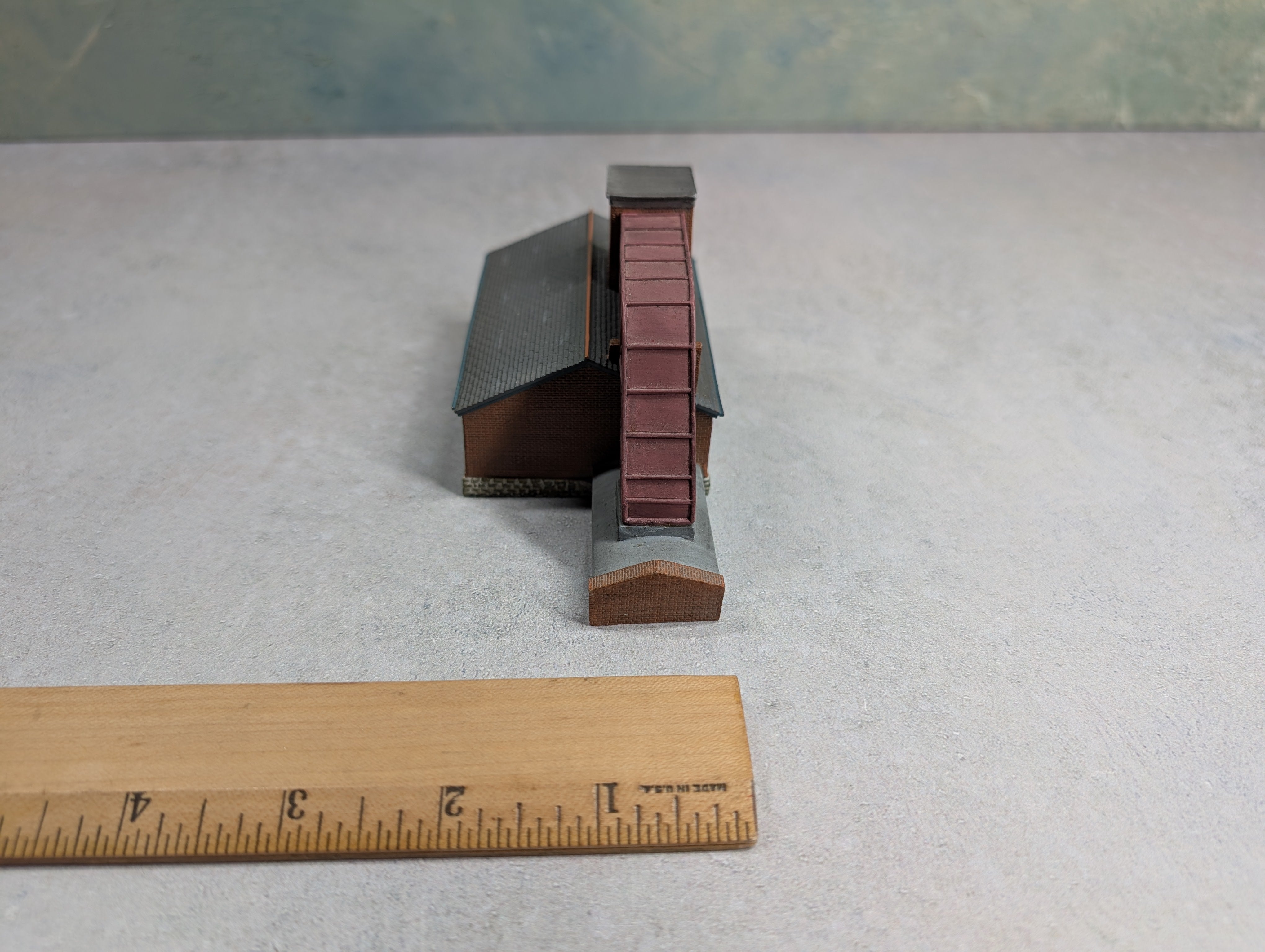 USED Bachmann 42-027 N Scale Scenecraft Hampton Heath Colliery Fan House Building