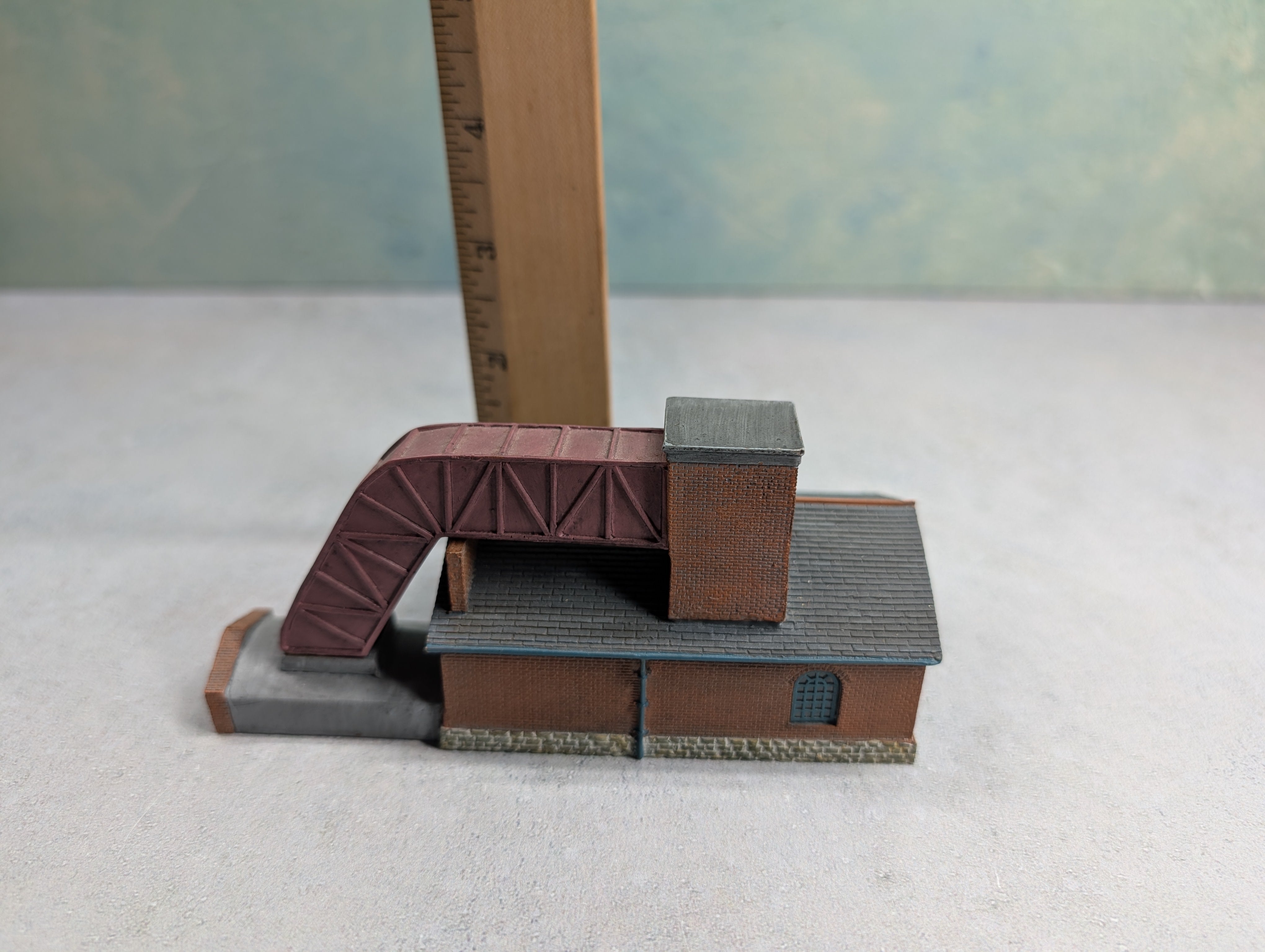 USED Bachmann 42-027 N Scale Scenecraft Hampton Heath Colliery Fan House Building