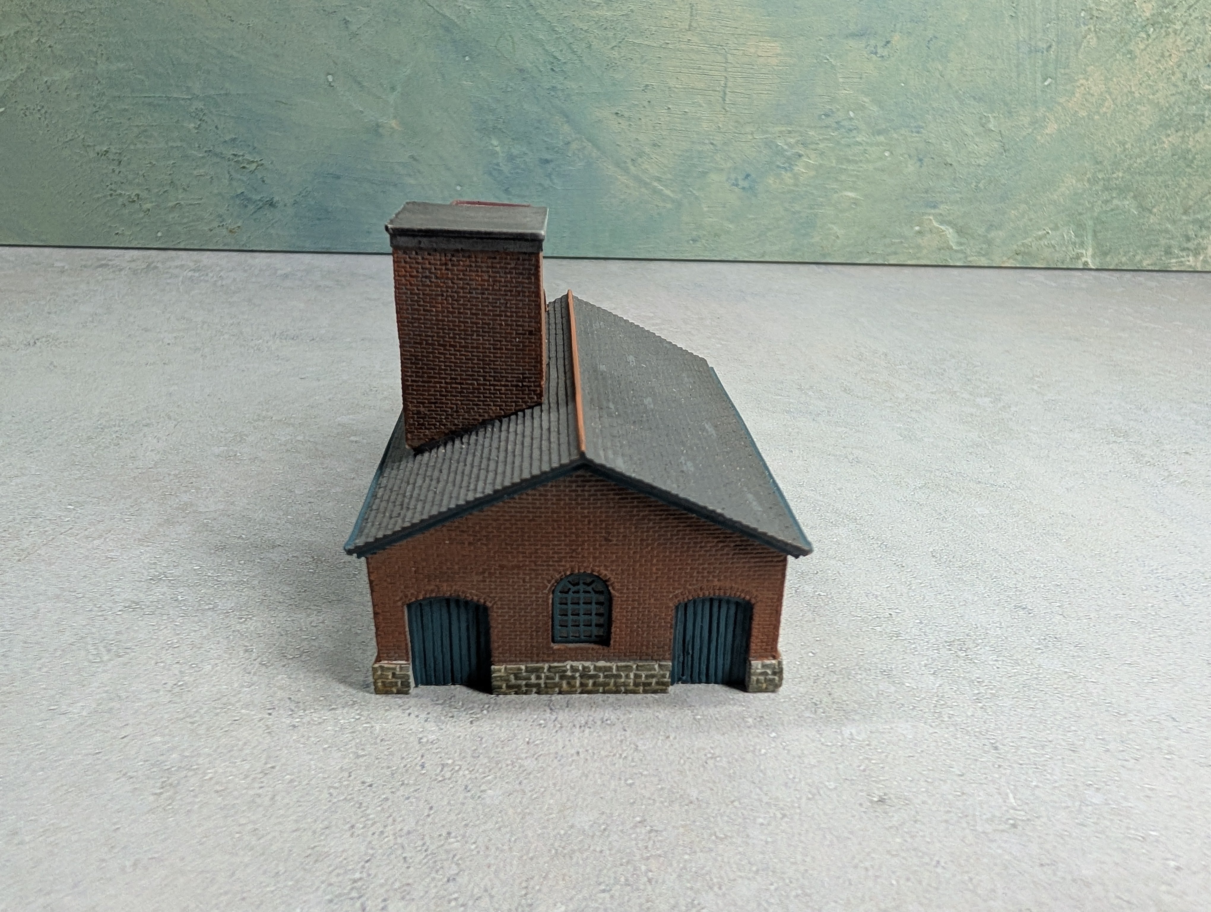 USED Bachmann 42-027 N Scale Scenecraft Hampton Heath Colliery Fan House Building