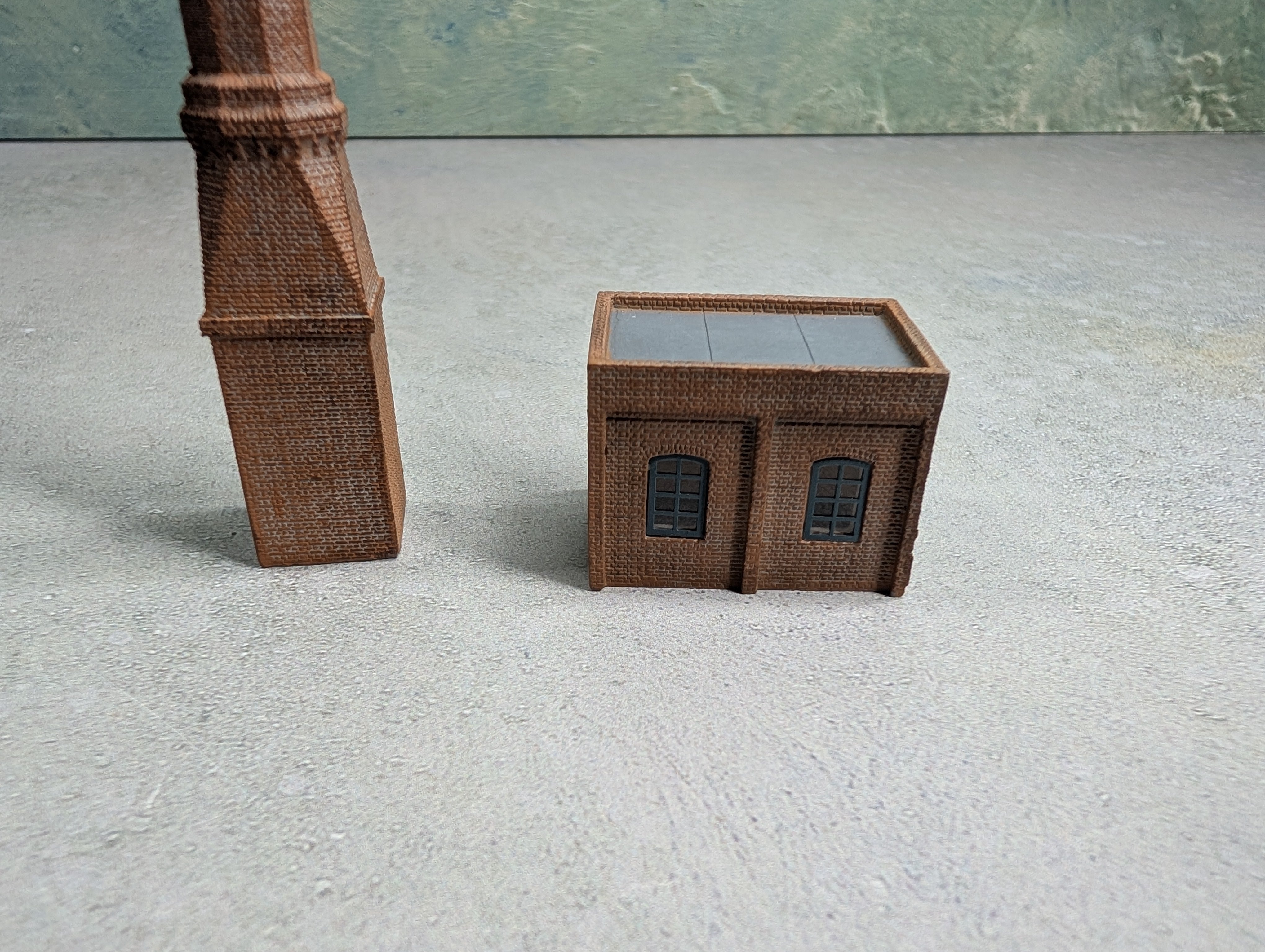 USED Bachmann N Scale Lot of Scenecraft Structures (2 pcs)