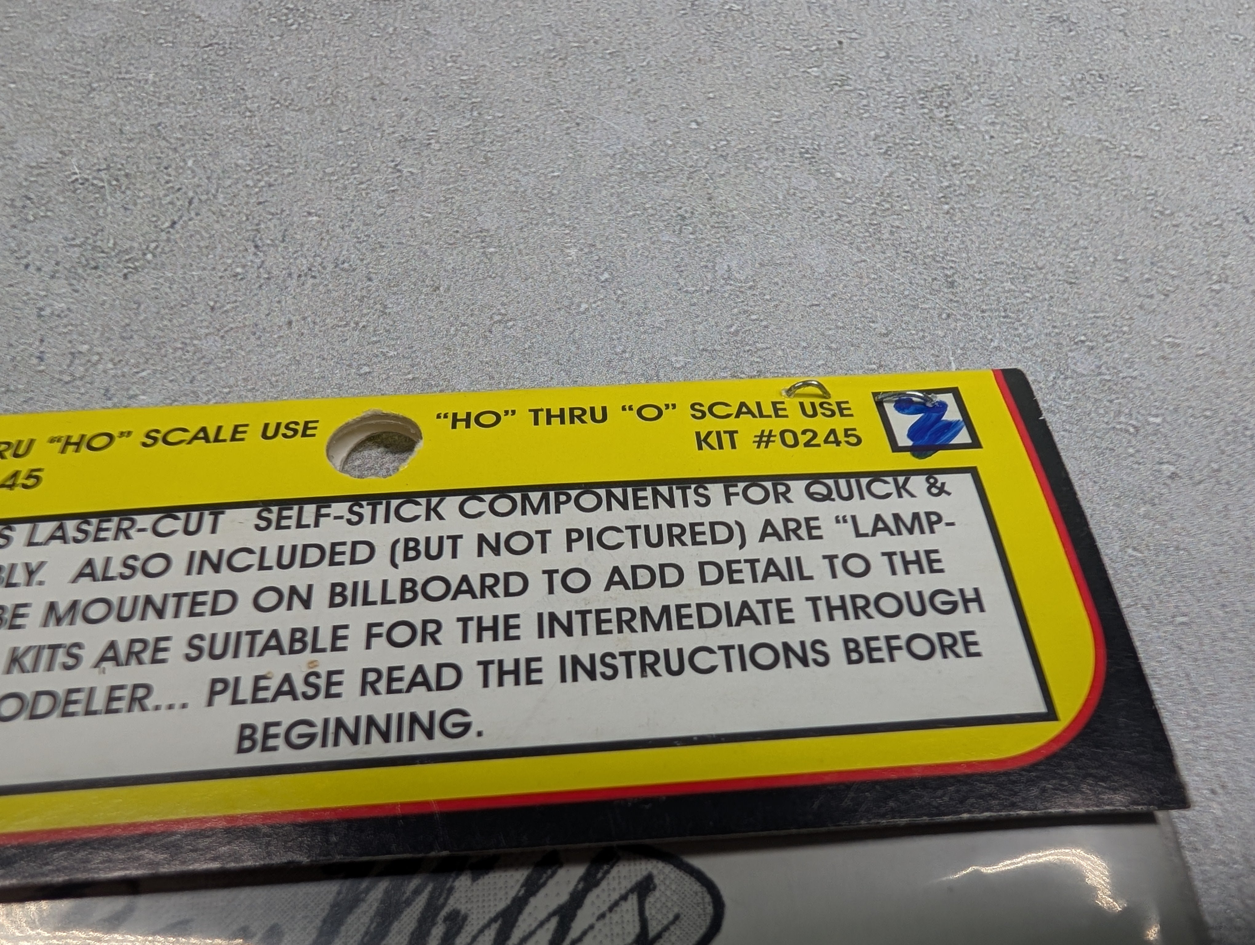 Bar Mills 245 N Scale Greyhound Lines Billboard, Laser Cut, HO & O