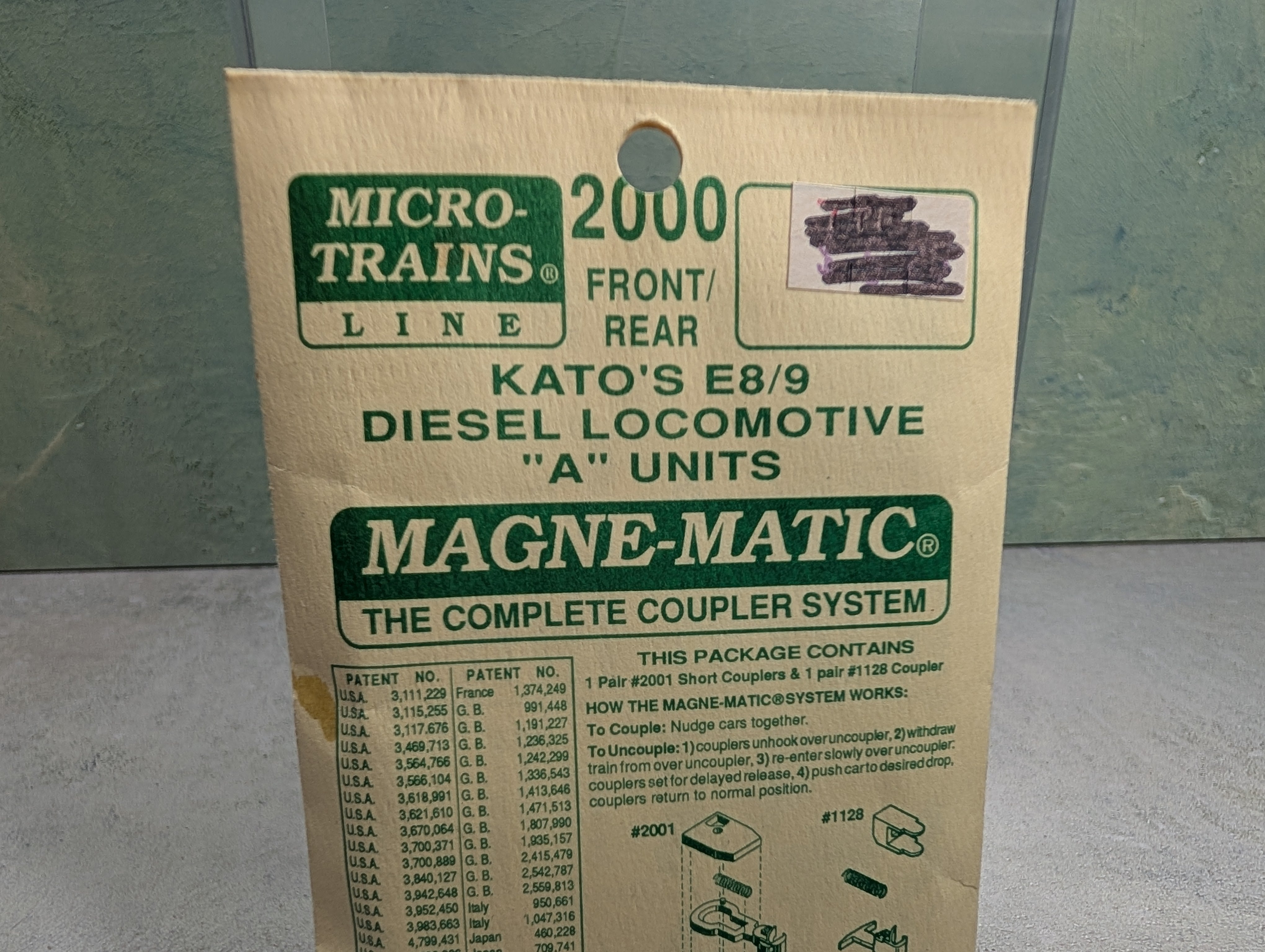 Micro-Trains 2000 N Scale Magne-Matic Couplers For Kato E8/9 Loco A Units