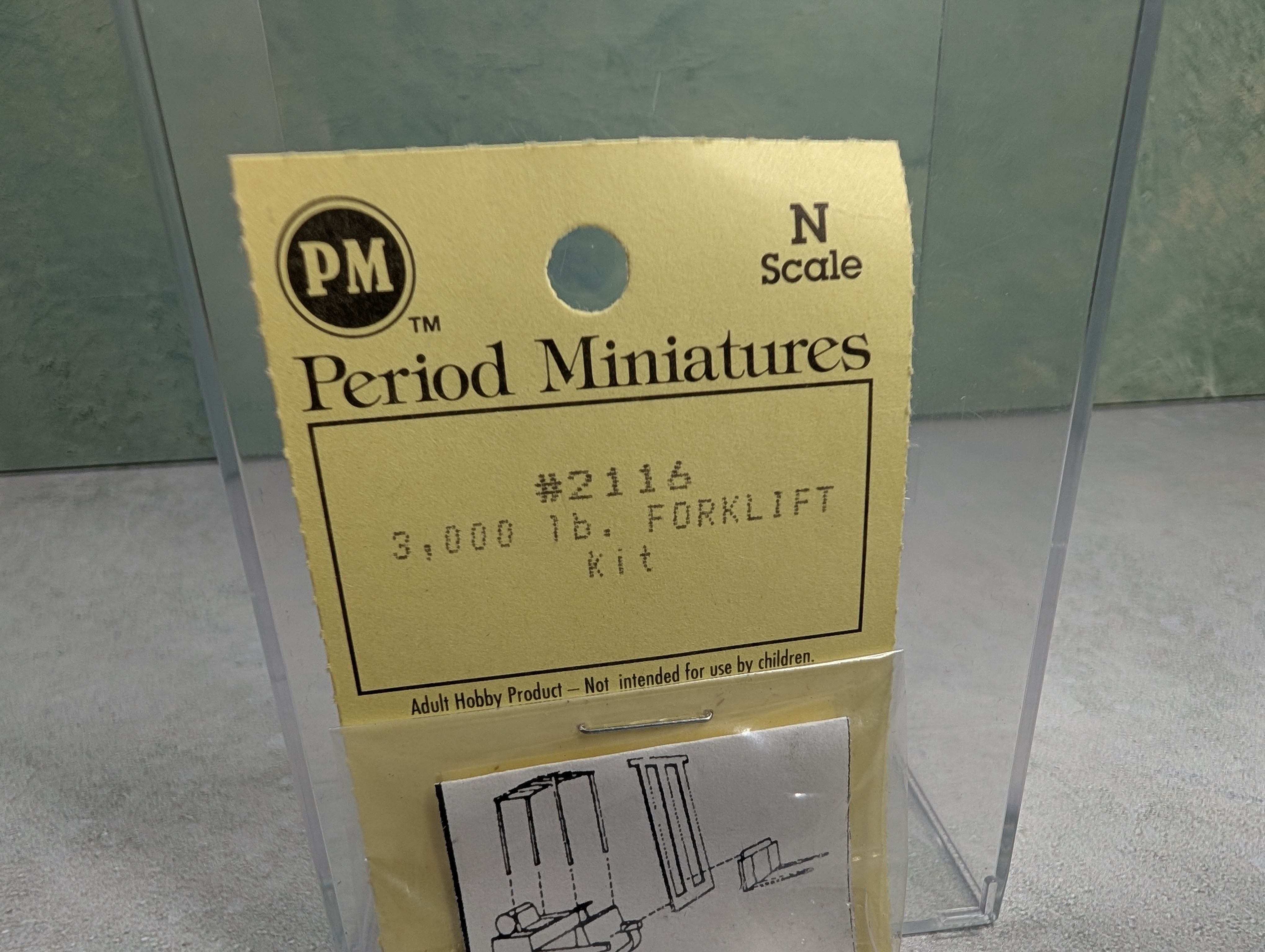 Period Miniatures 2116 N Scale 3,000 lb Forklift KIT