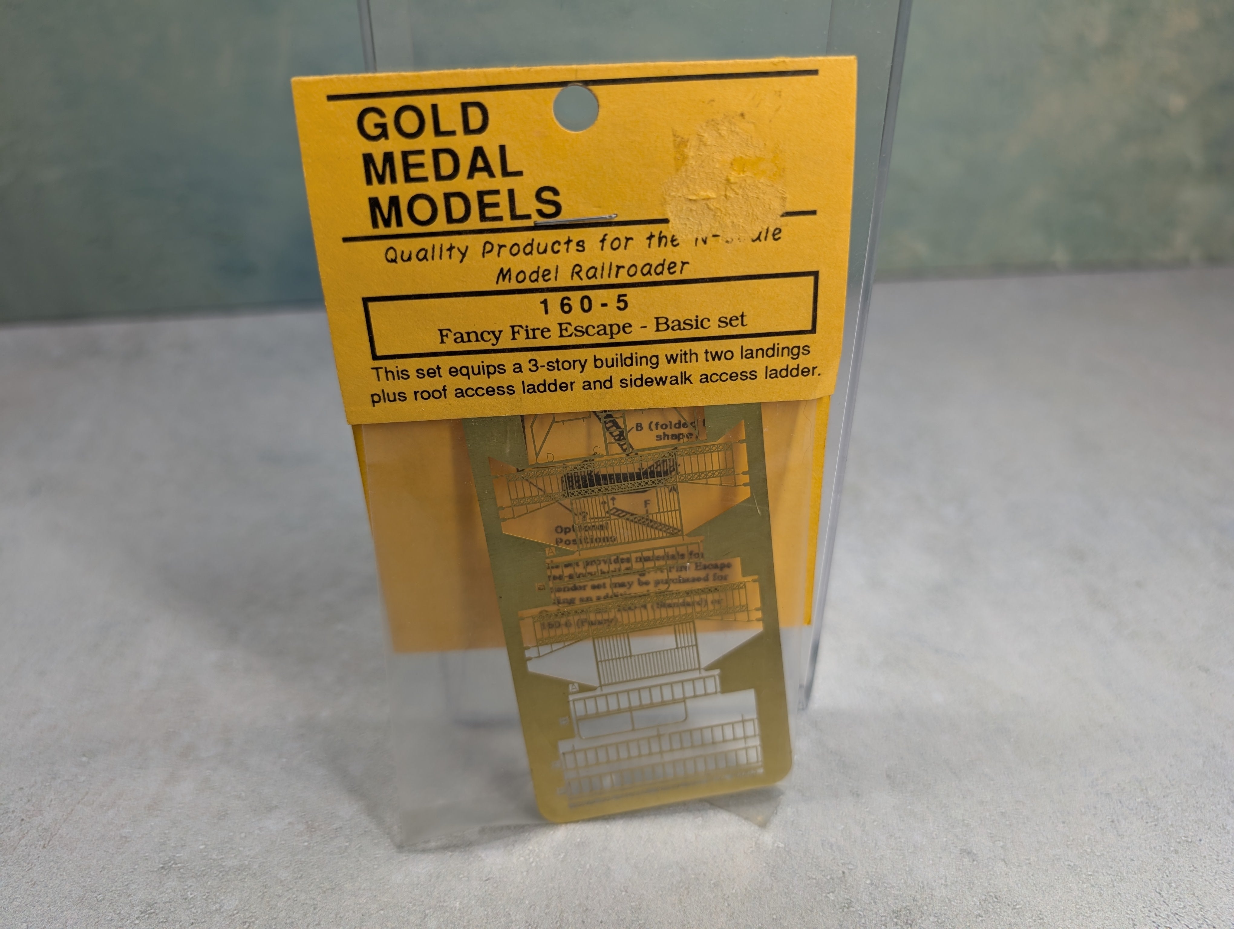 Gold Medal Models #160-5 N Scale Fancy Fire Escape - Basic Set KIT