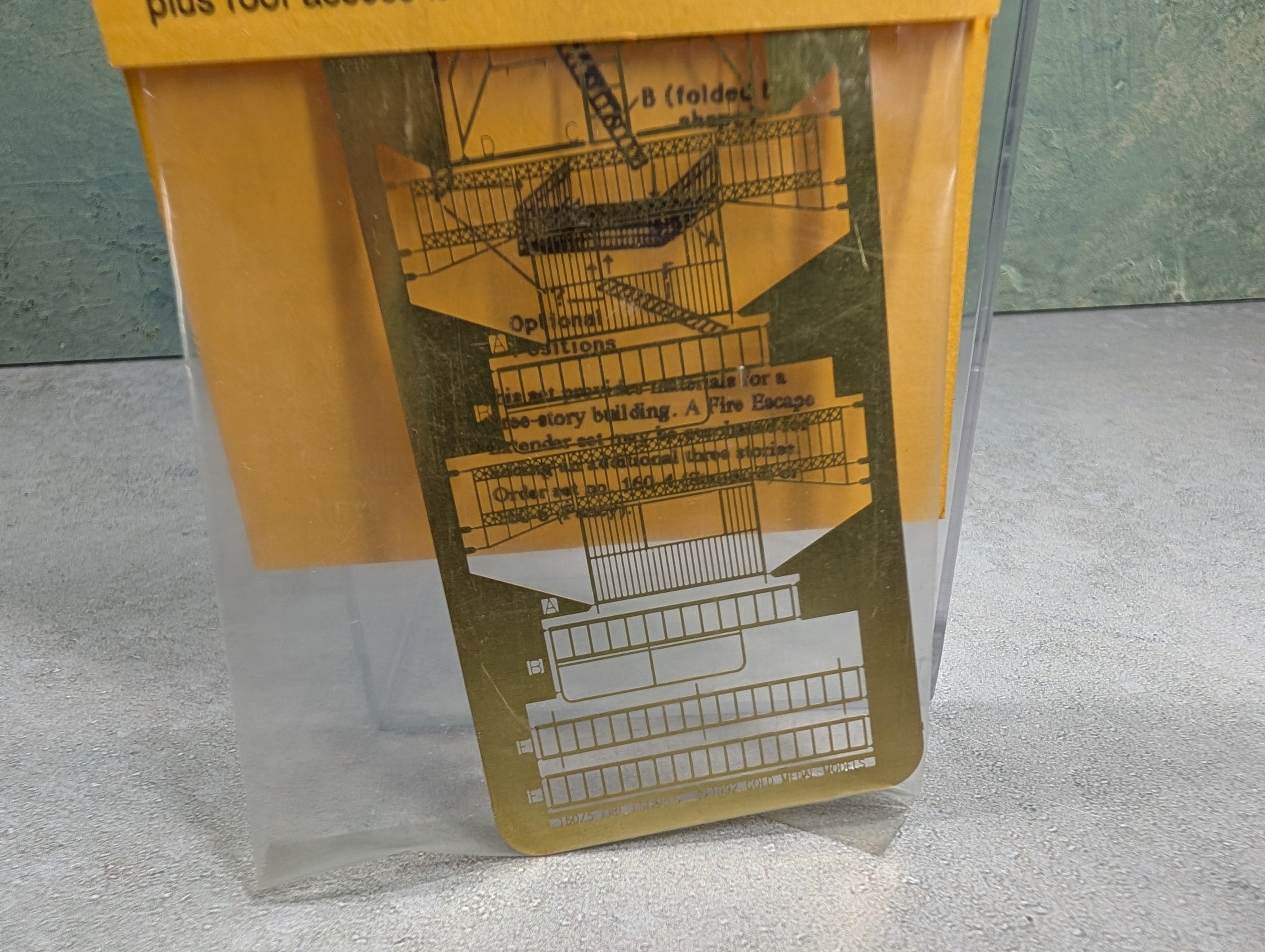 Gold Medal Models #160-5 N Scale Fancy Fire Escape - Basic Set KIT