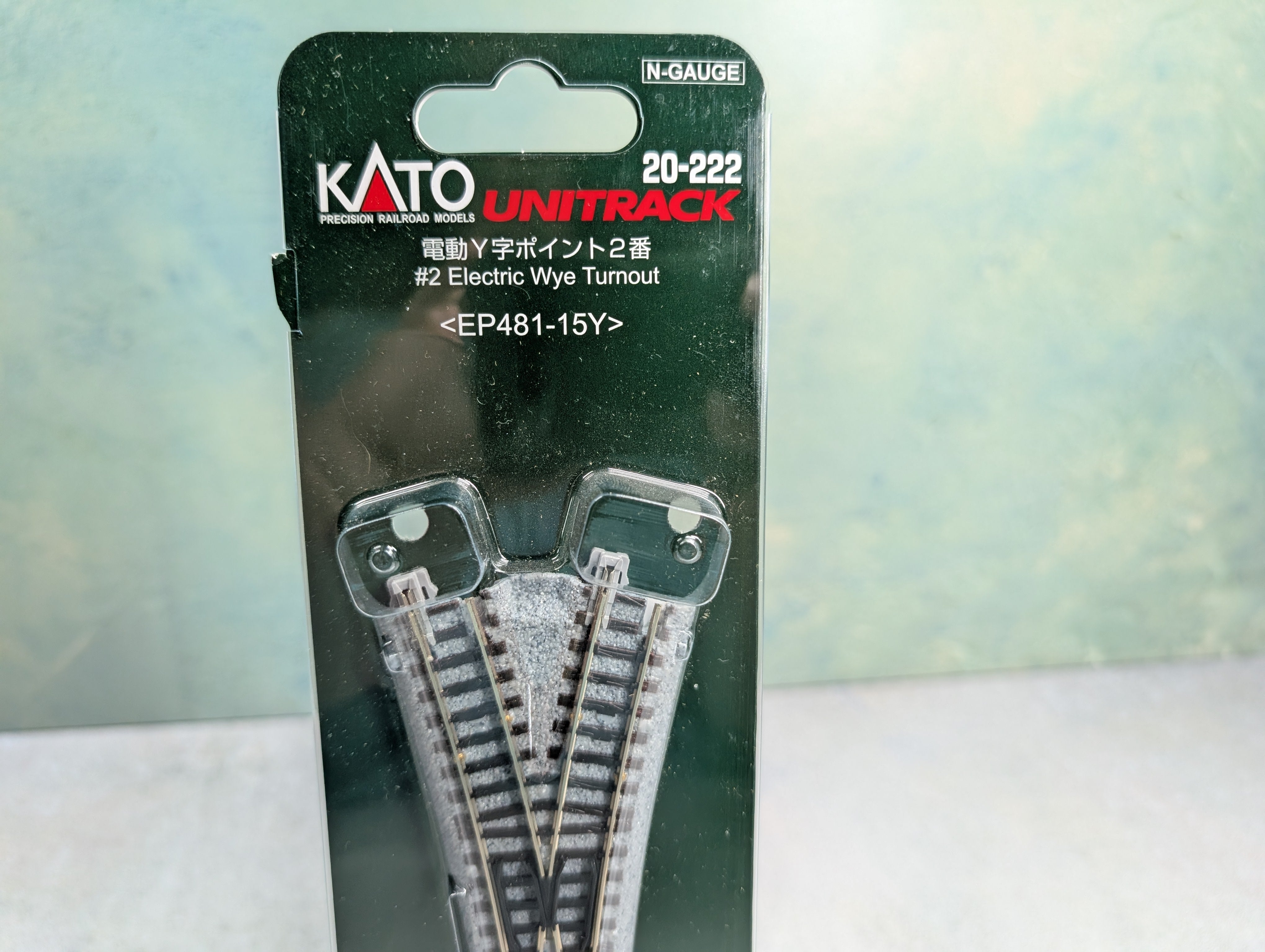 USED KATO 20-222 N Scale #2 Electric Wye Turnout
