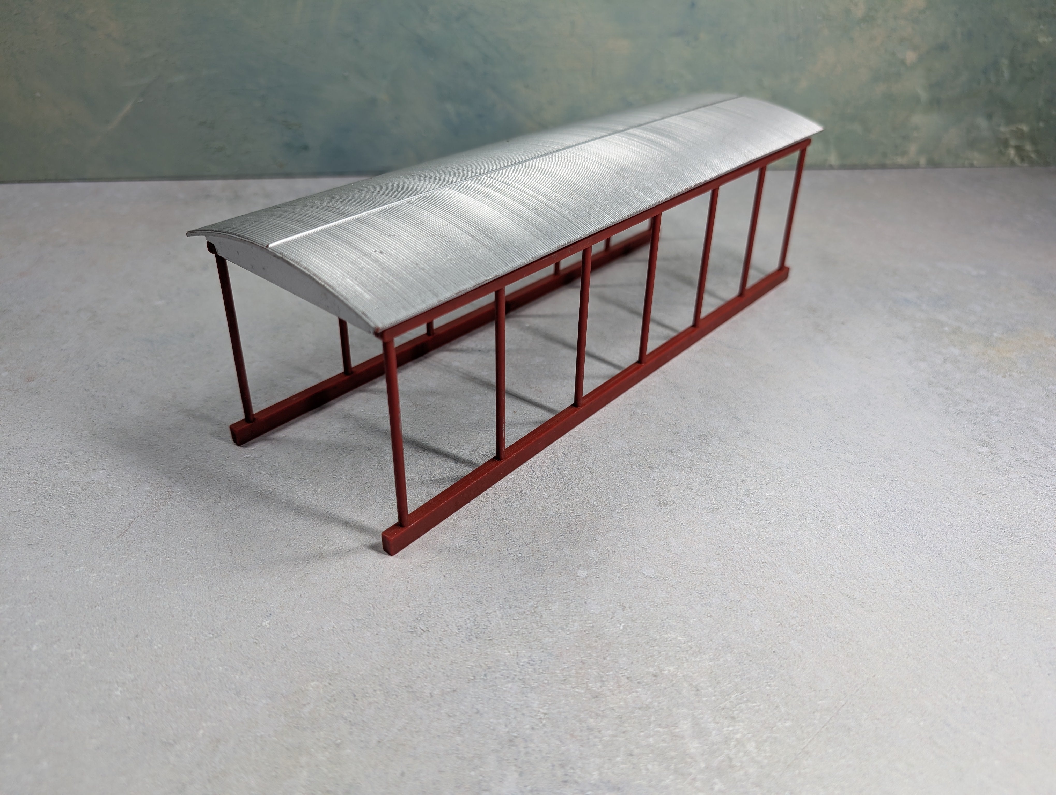 USED Bachmann 2920 HO Scale Piggyback Trailer Depot KIT