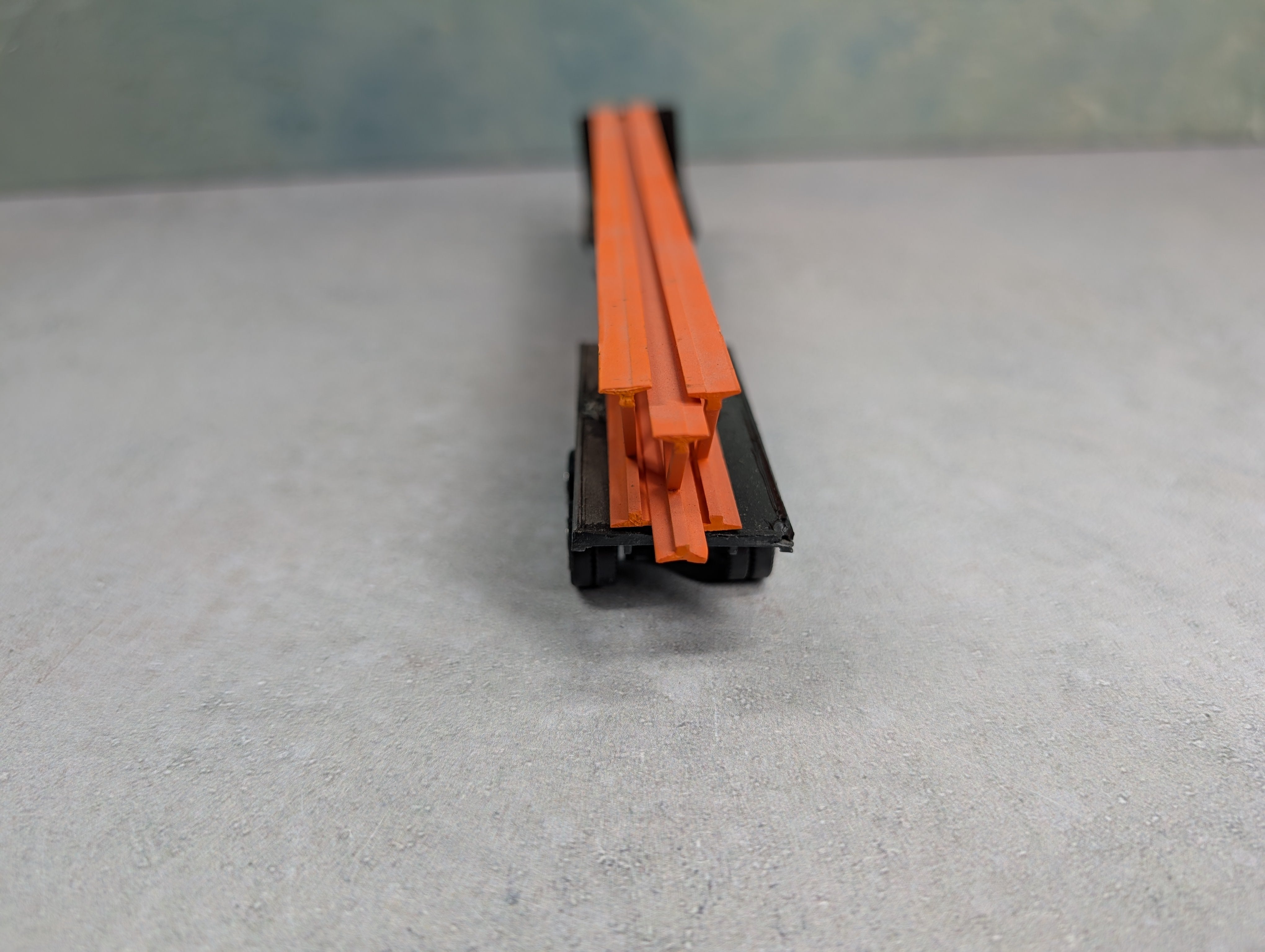 USED HO Scale Custom Trailer with Load