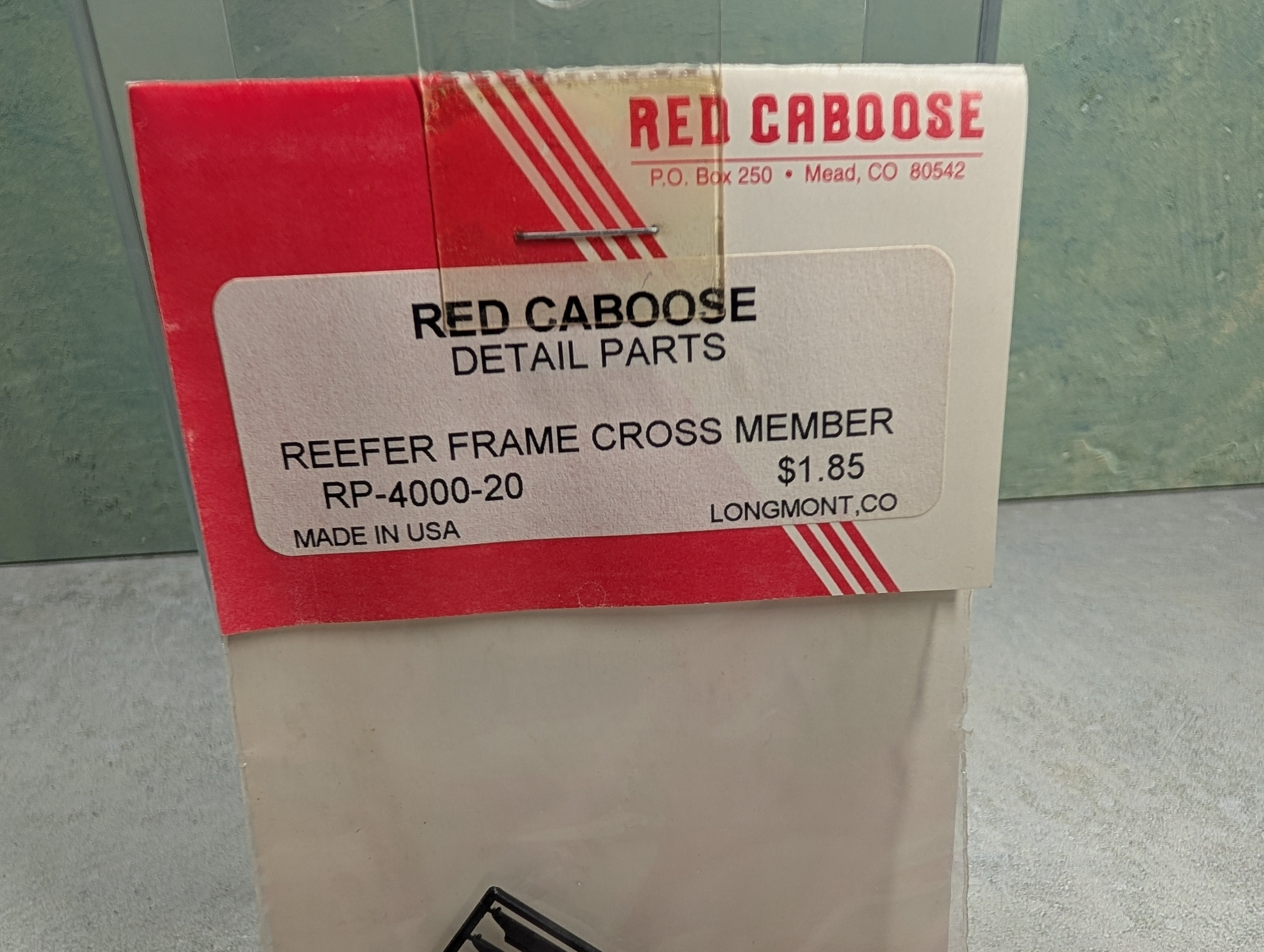 Red Caboose RP-4000-20 HO Scale Reefer Frame Cross Member