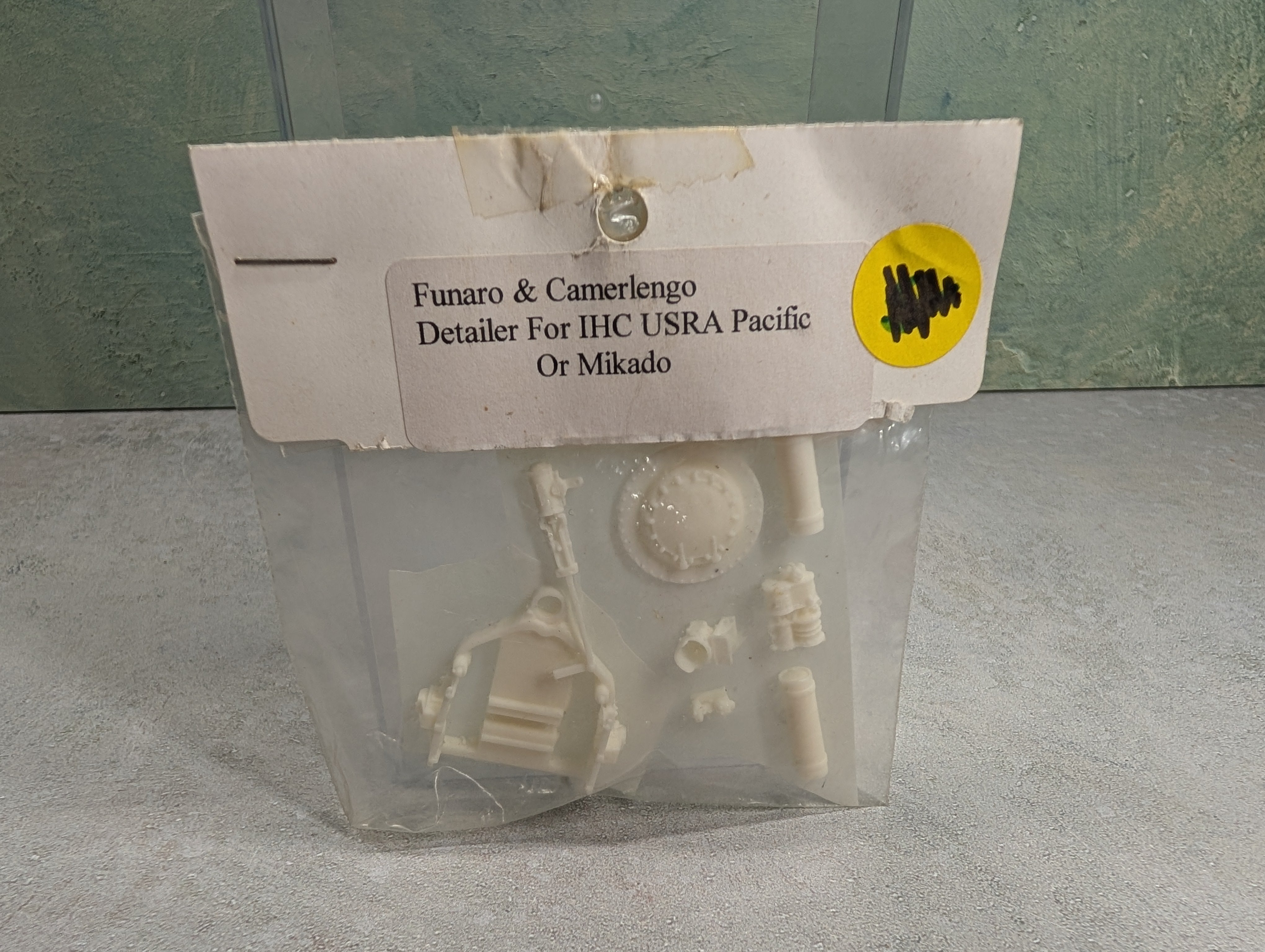 Funaro & Camerlengo HO Scale Detailer For IHC USRA Pacific Or Mikado, Resin