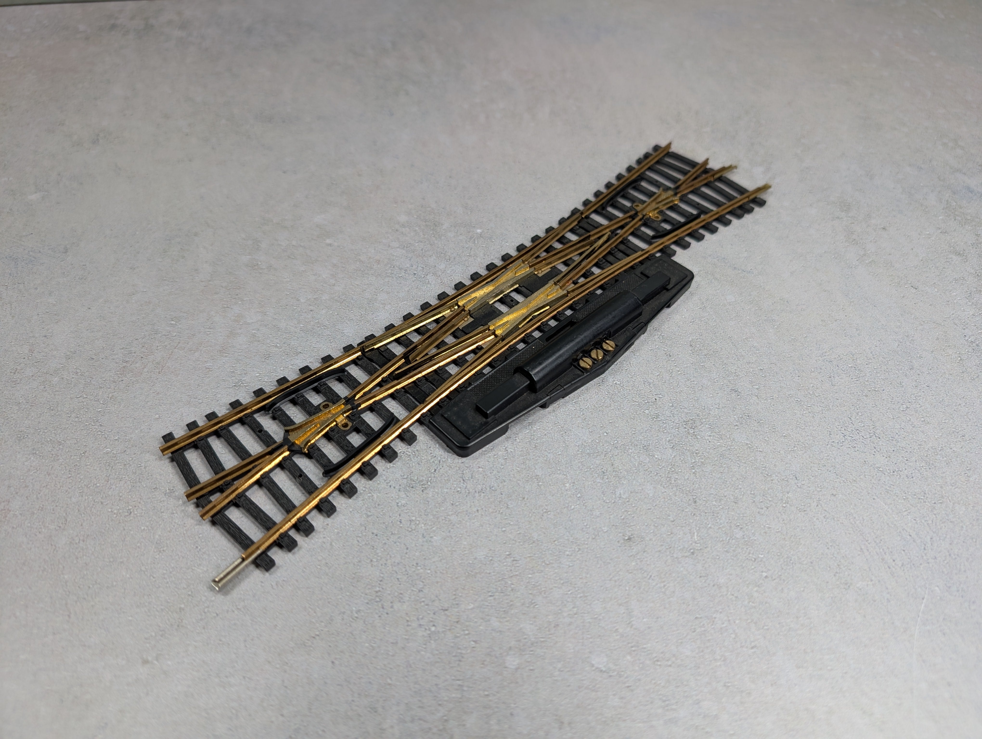 USED Atlas HO Scale 12 Degree Crossover Switch Brass Code 100, 4546, 4547