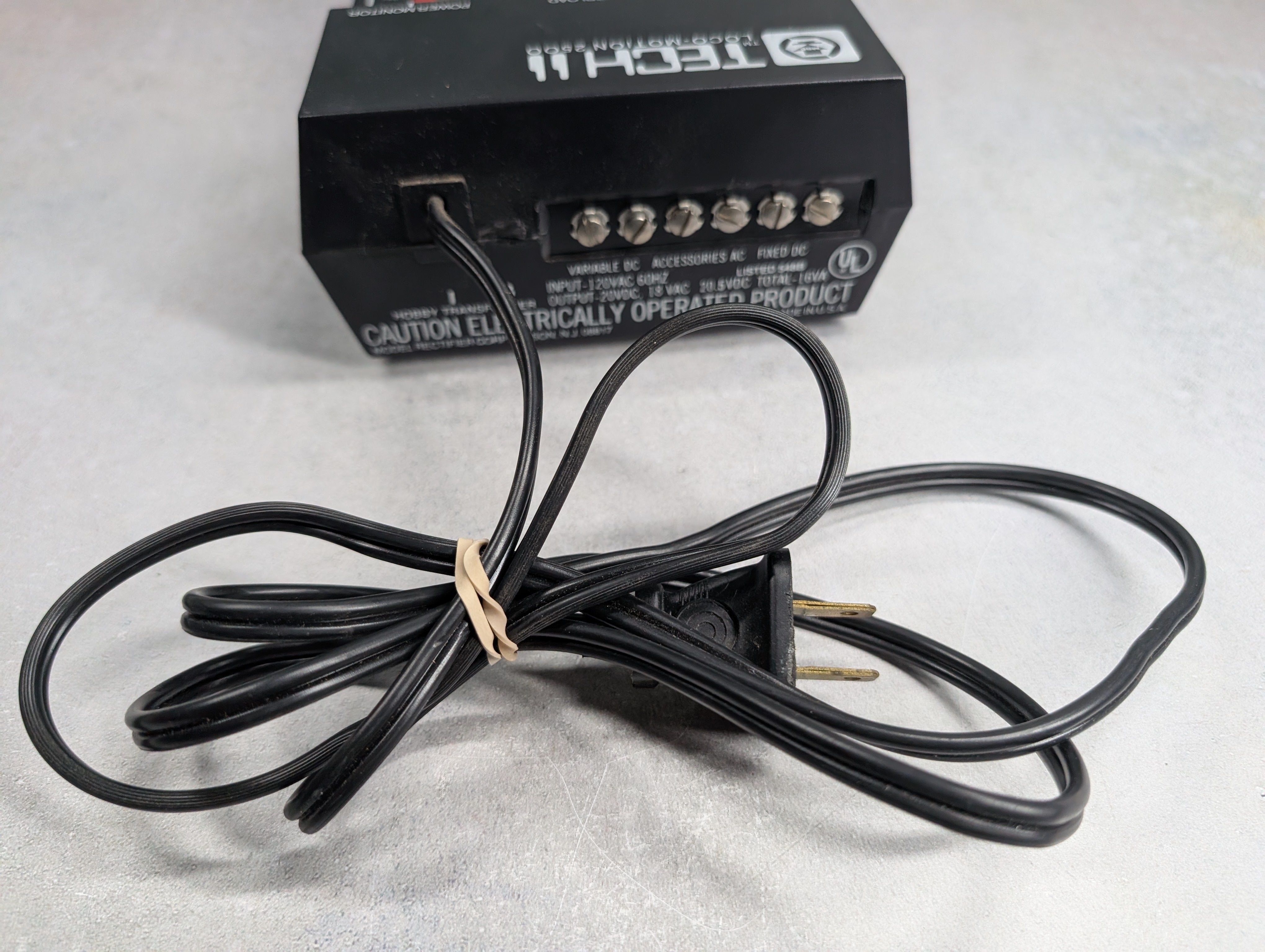 USED MRC MULTI Scale Tech II Loco-Motion 2500 Advanced DC Transformer - Tested